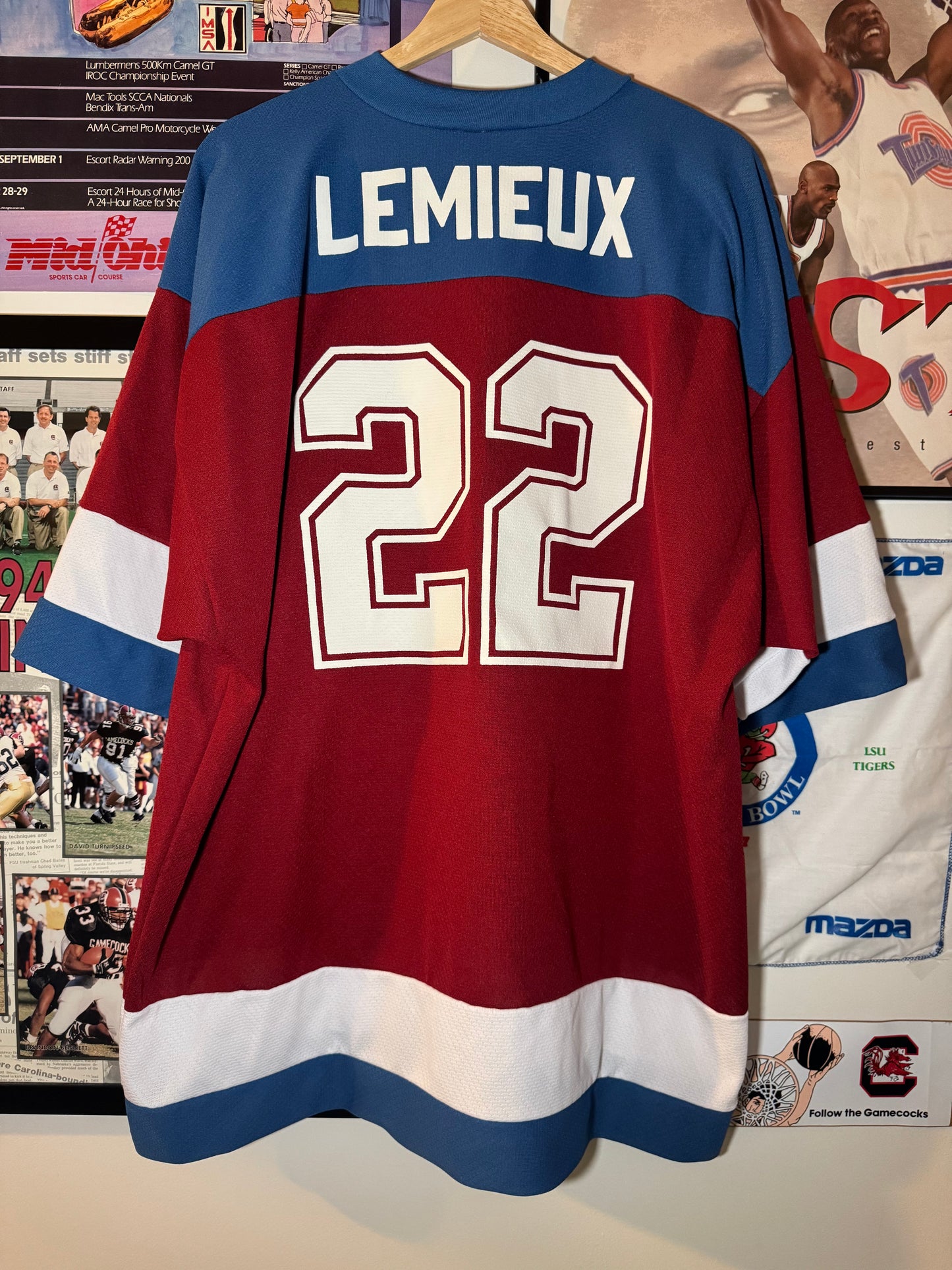 90s Mario Lemieux Avalanche Jersey