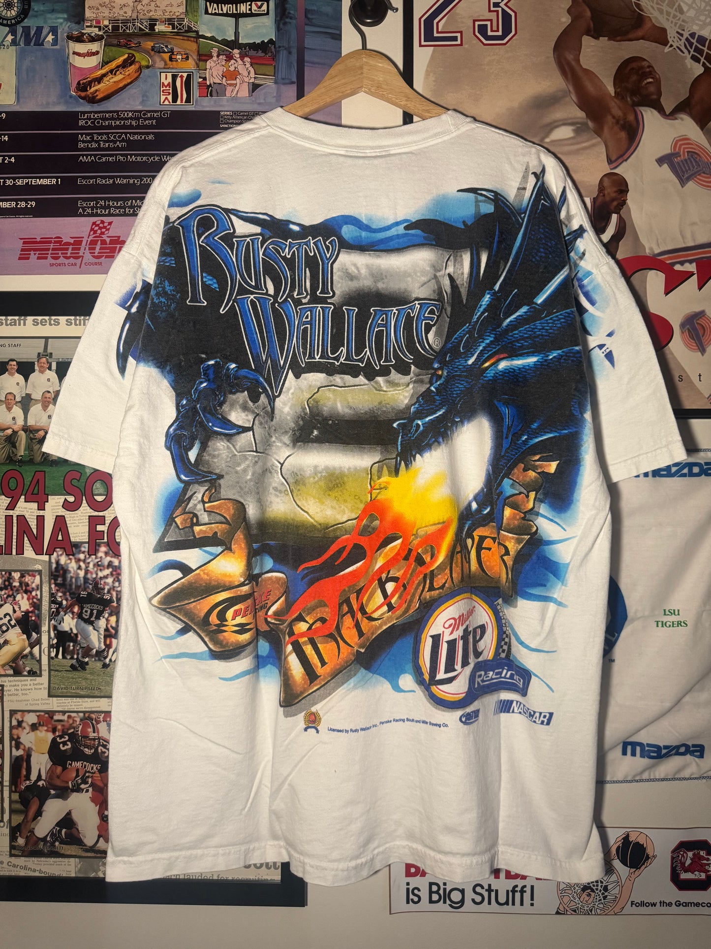90sTrack Slayer Rusty AOP Tee