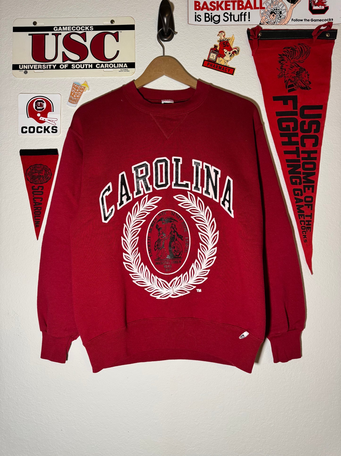 90s Gamecock Crest Crewneck