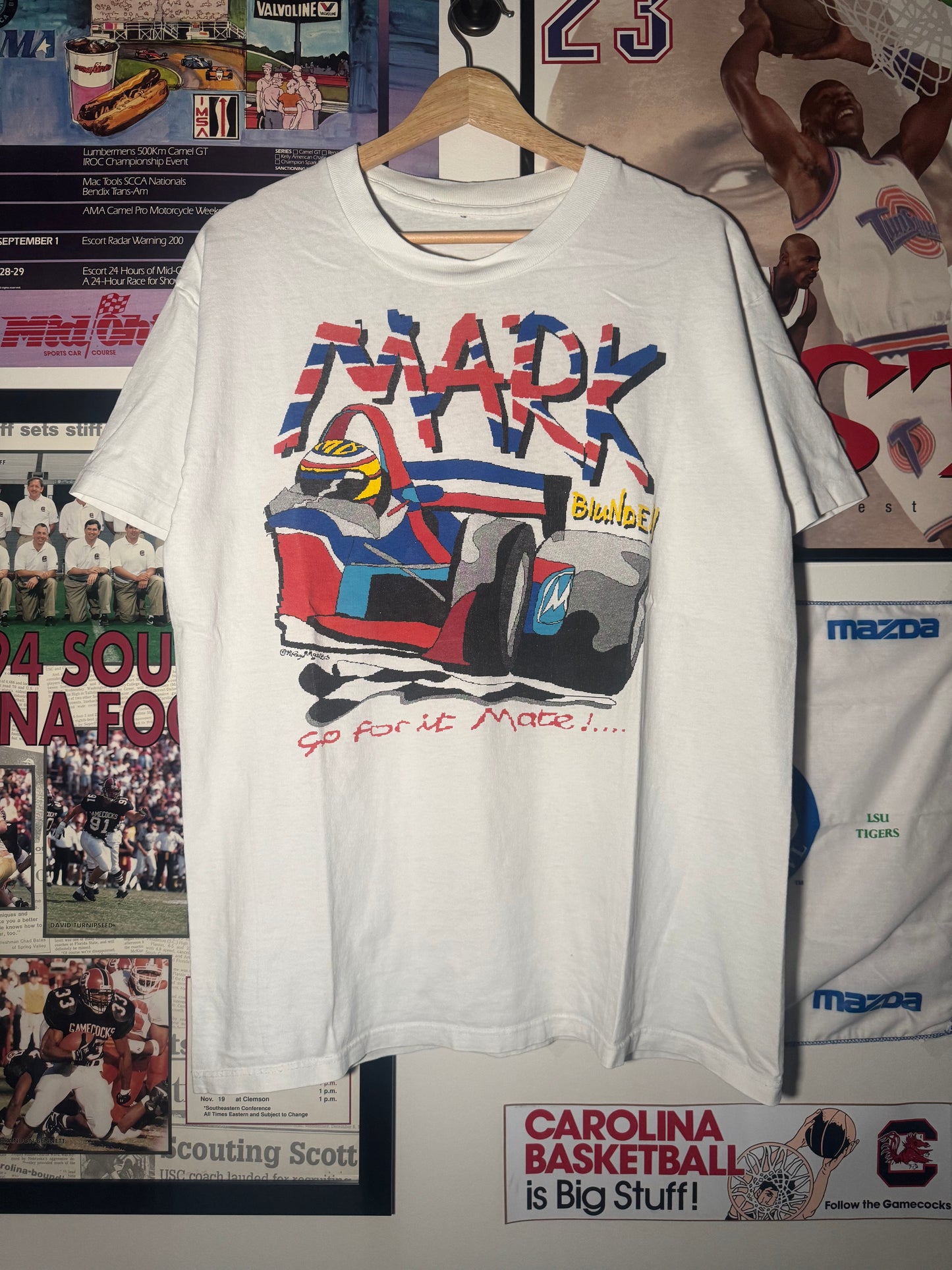 90s Mark Blunbell F1 Tee