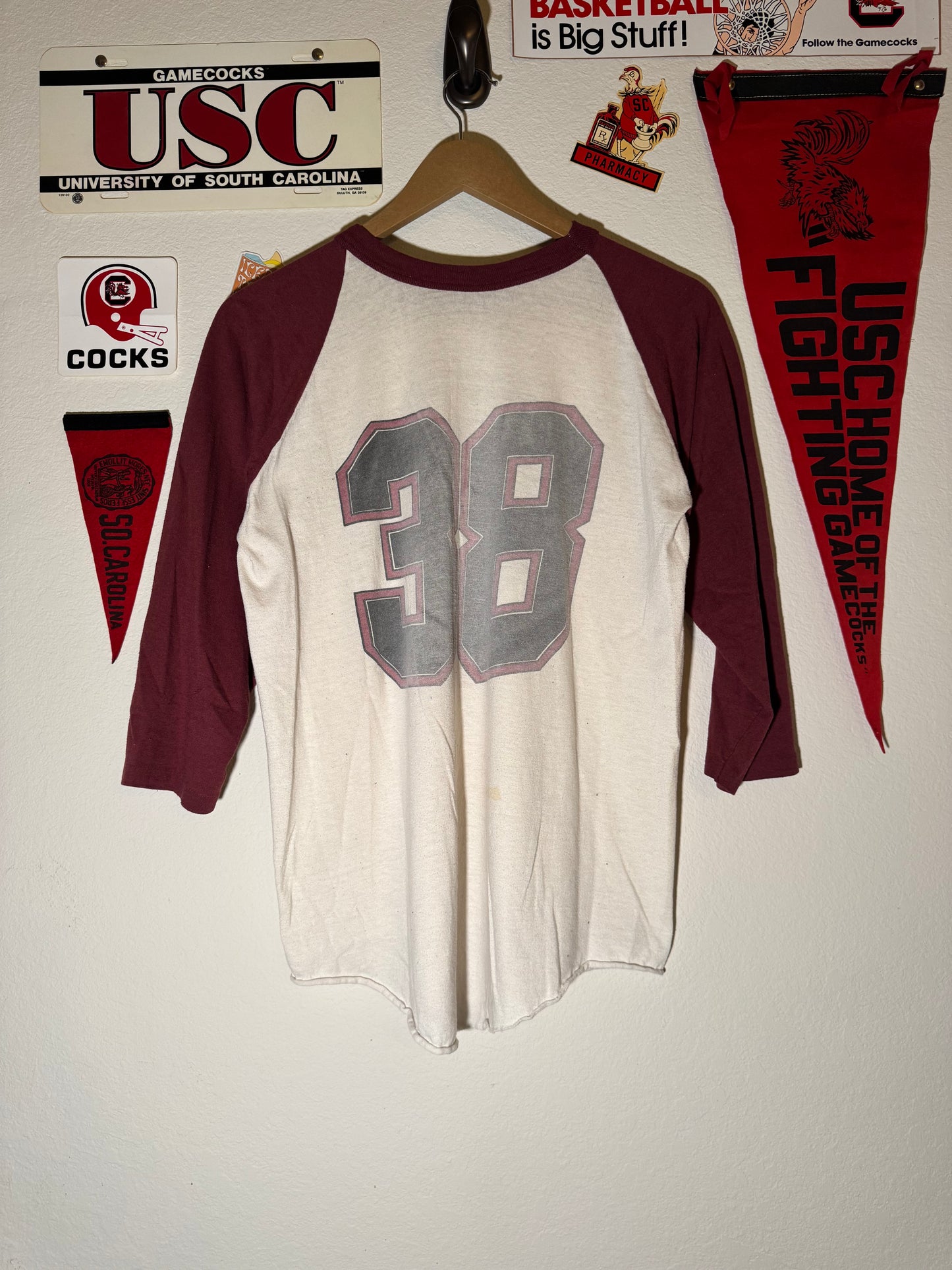 ‘80 George Rogers Heisman Raglan Tee