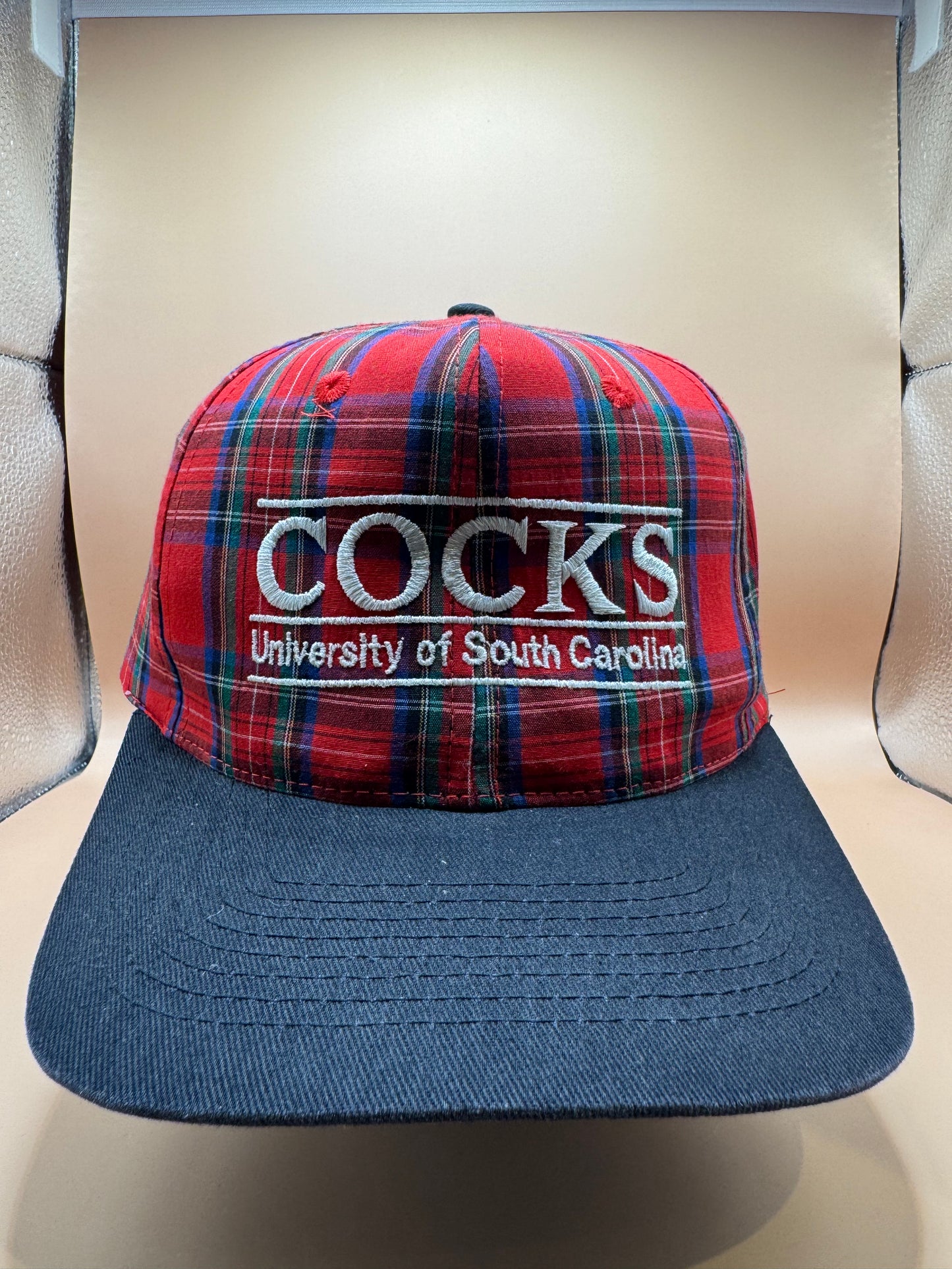 90s Cocks Bar Plaid Hat