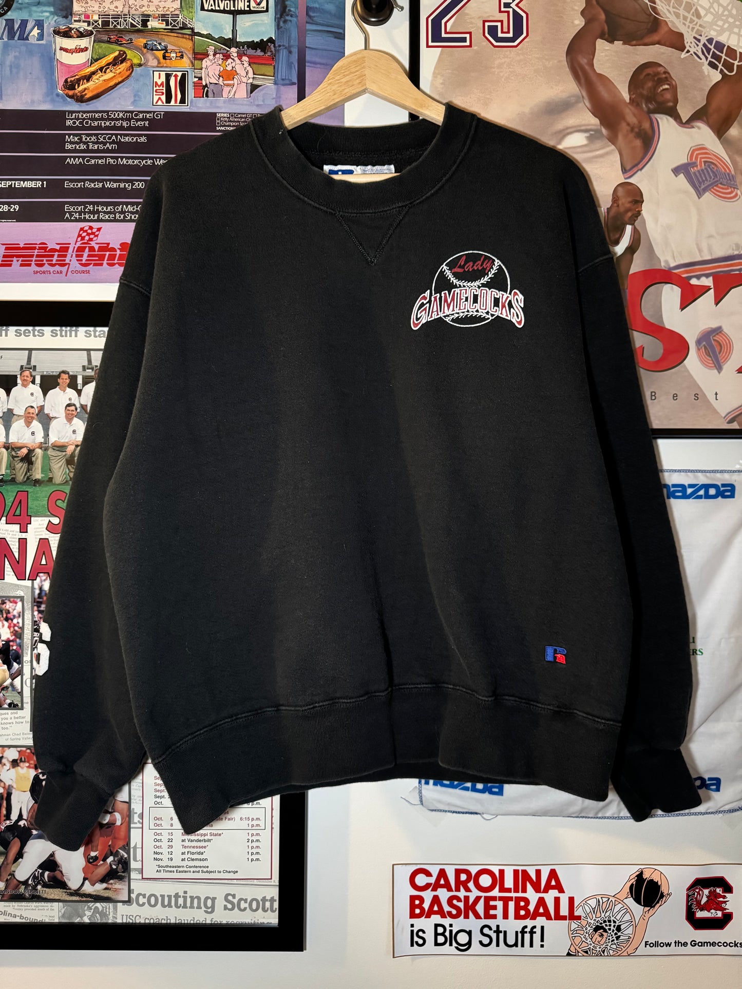 90s Lady Gamecocks Softball Crewneck