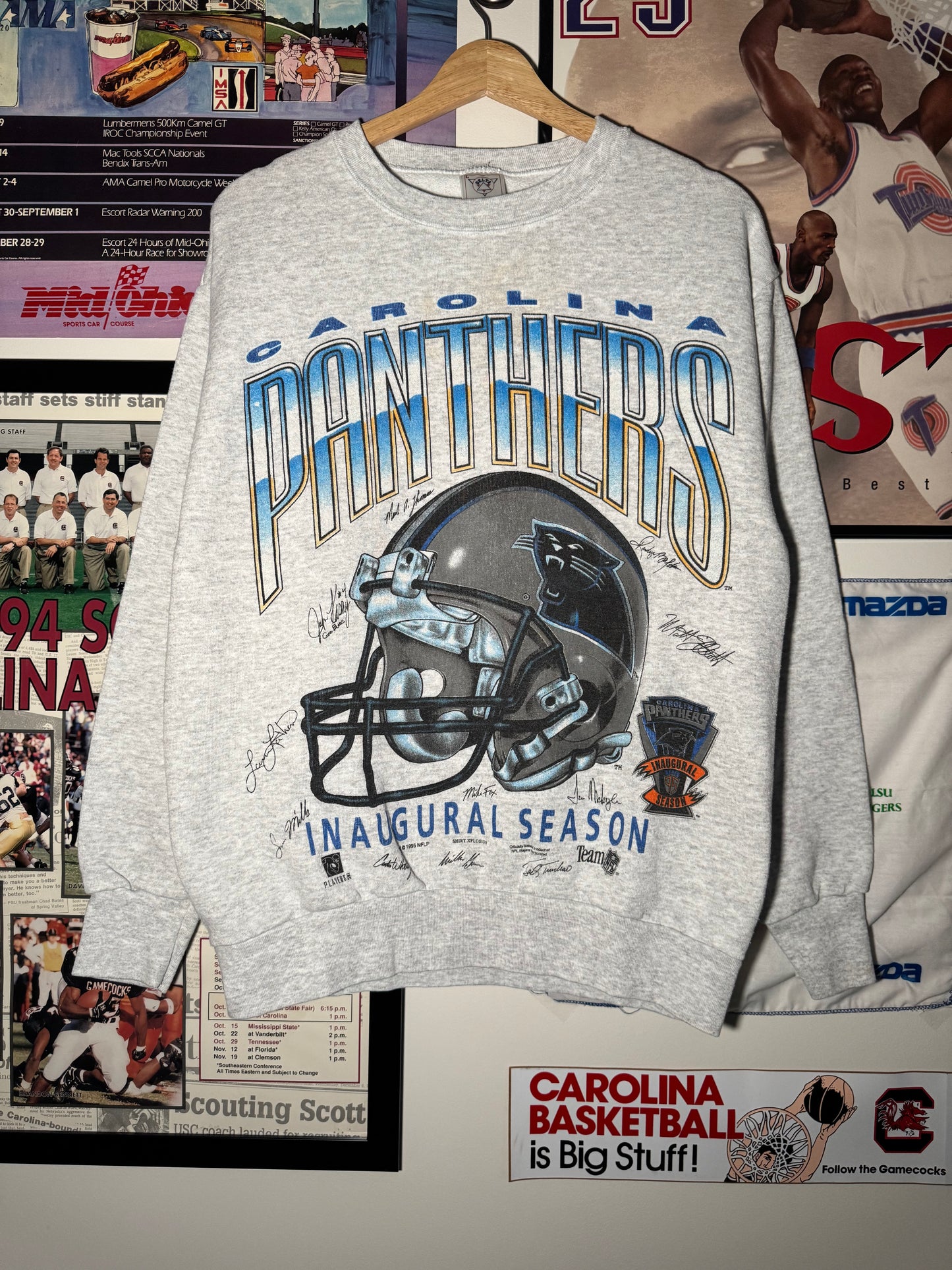 90s Carolina Panthers Crewneck