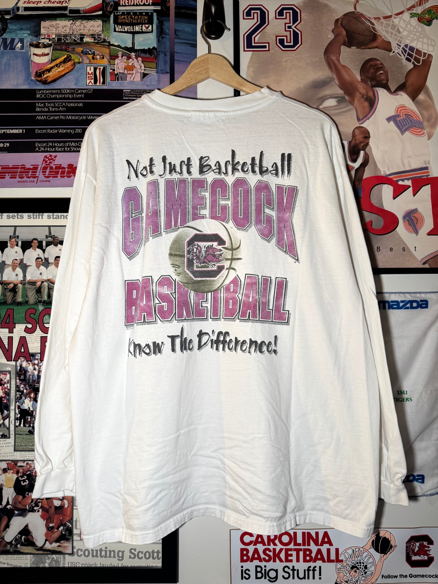 Y2K Gamecock Basketball LS Tee