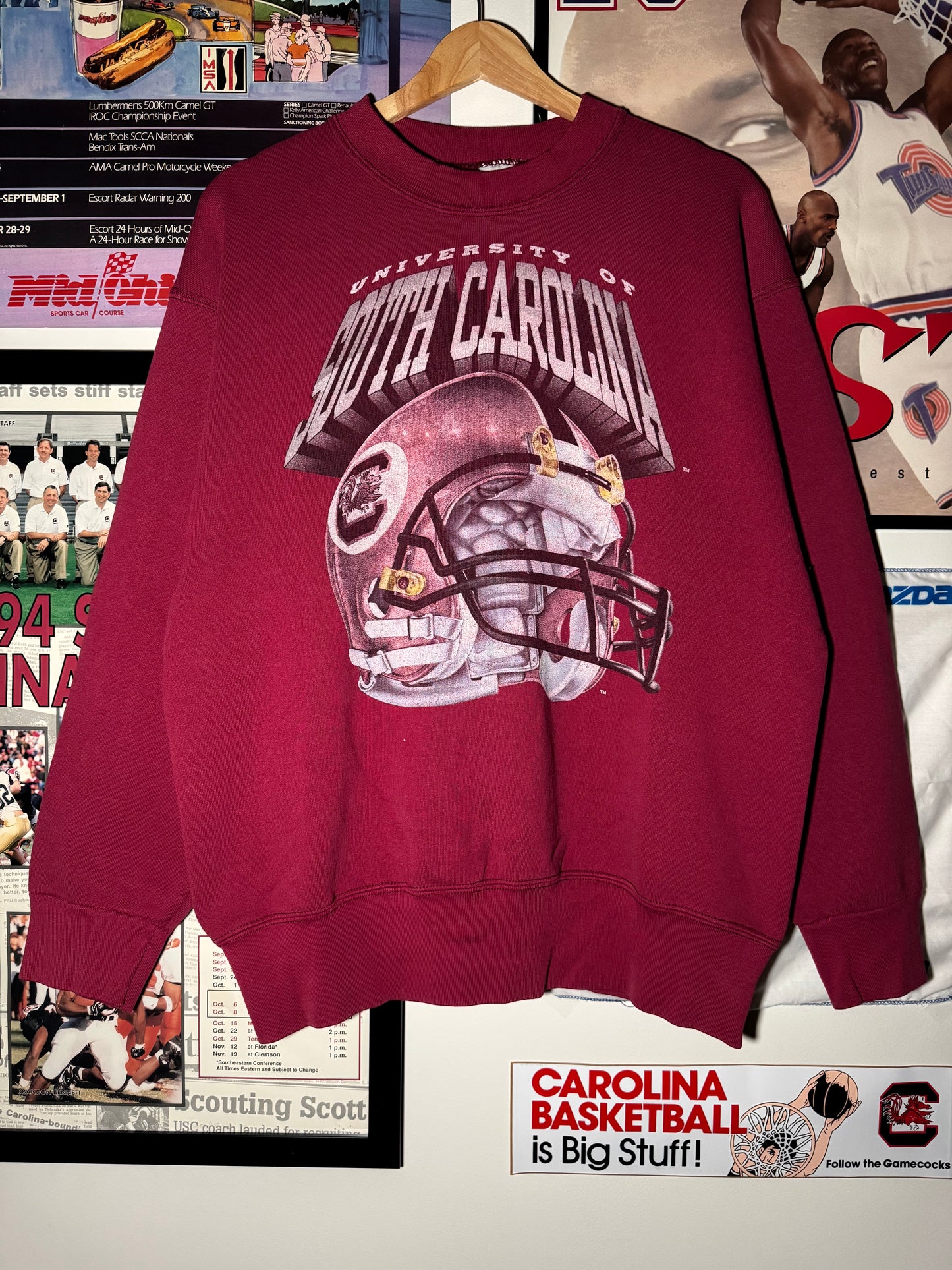 90s S.Carolina Helmet Crewneck