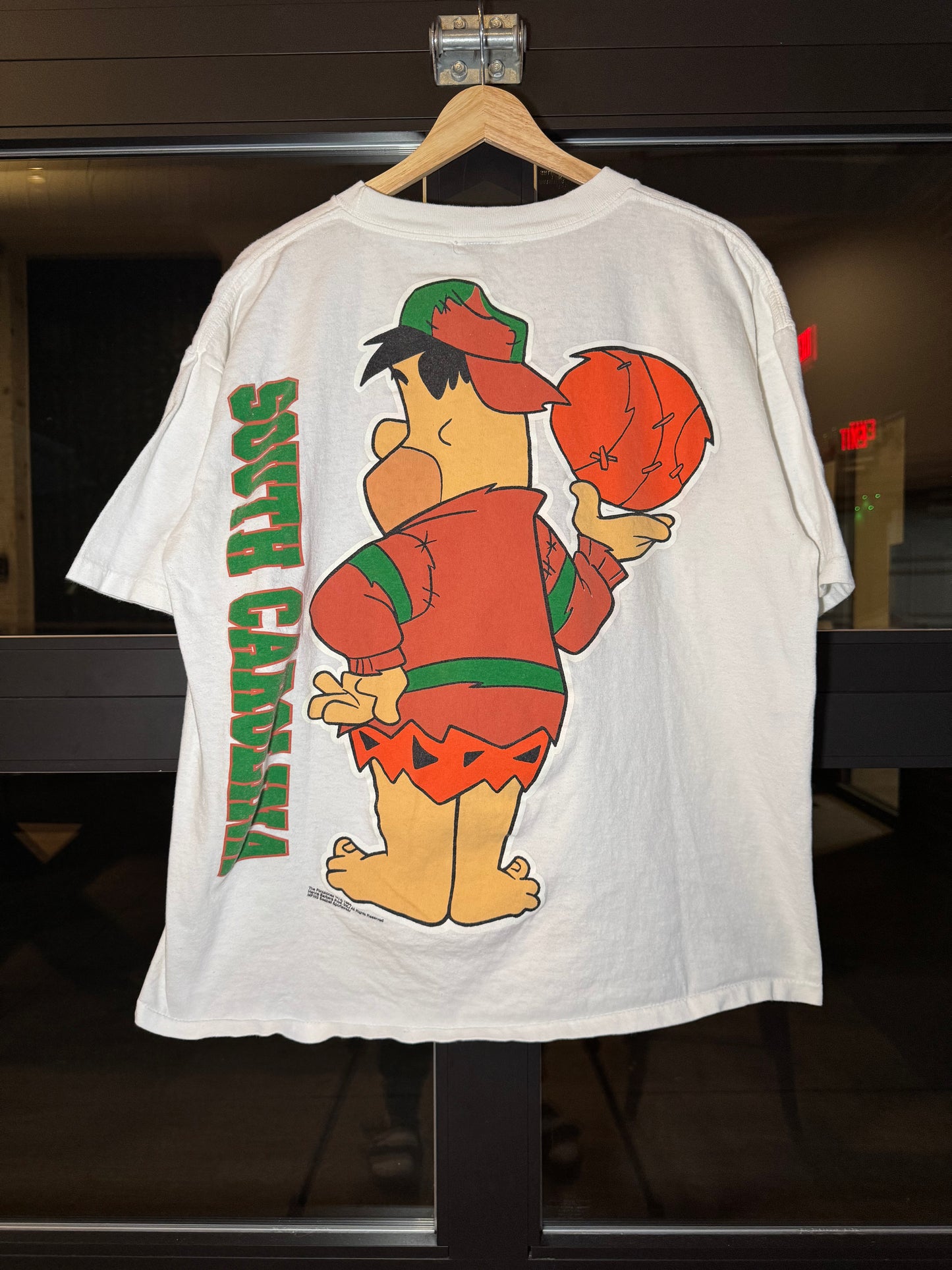 90s Flintstones S.Carolina Basketball Tee