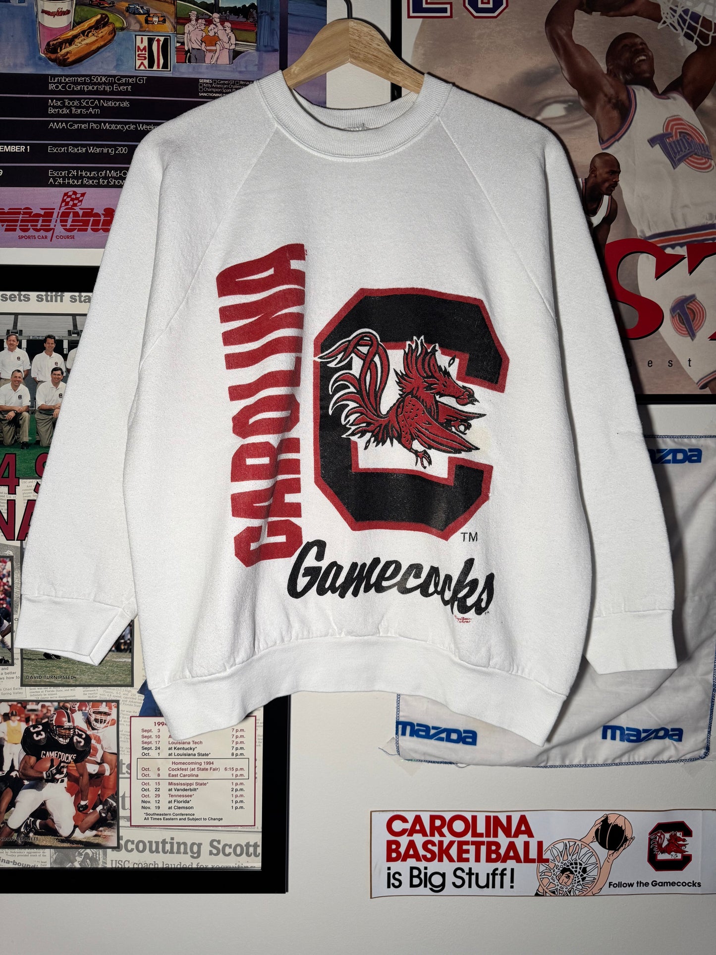 80s Carolina Gamecock Big Logo Crewneck