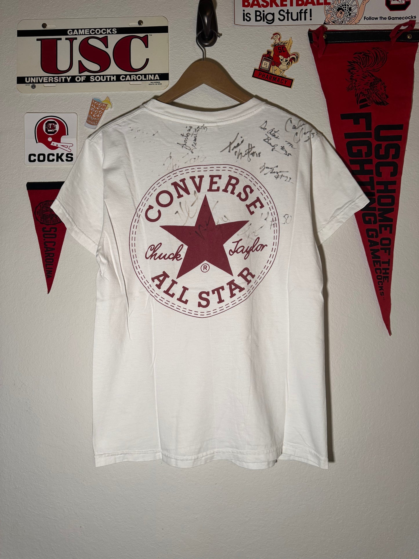 90s Gamecock Basketball Autograph Tee