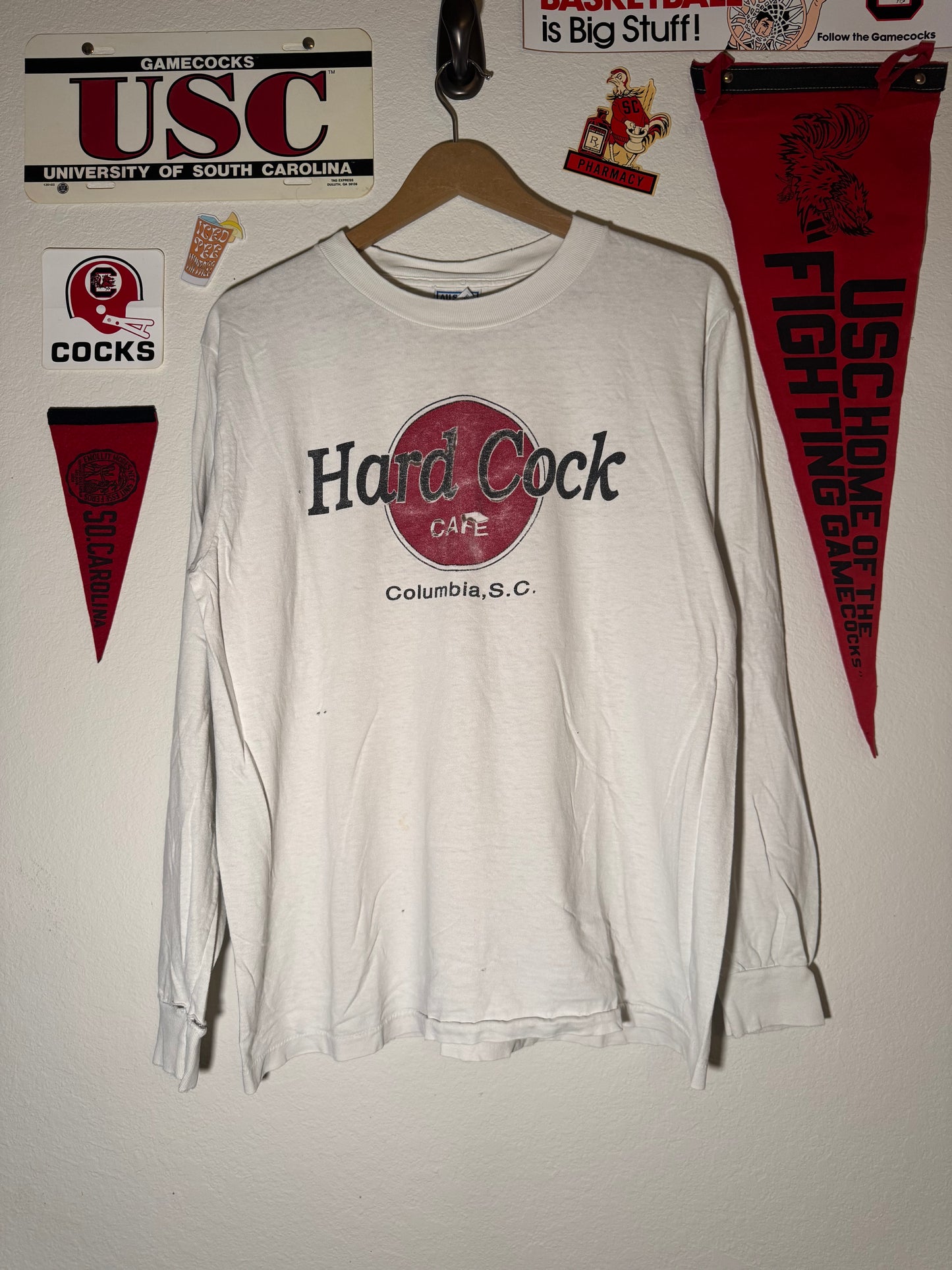 90s Hard Cock Cafe Thrashed Shirt