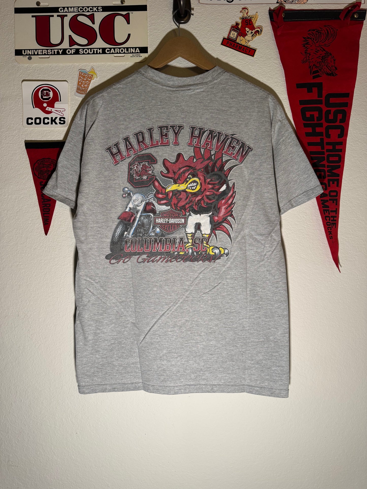 Y2K Gamecock Harley Tee