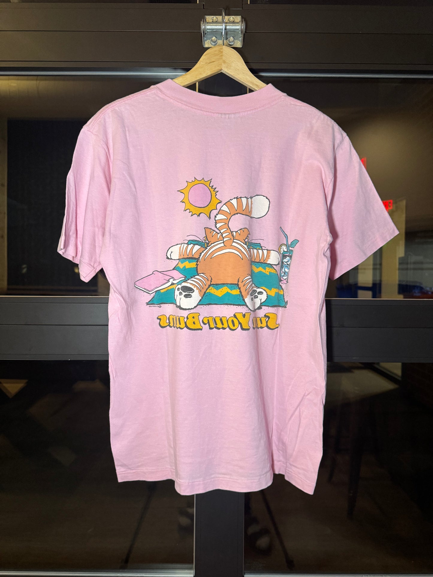 90s Sun Your Buns Cat Tee