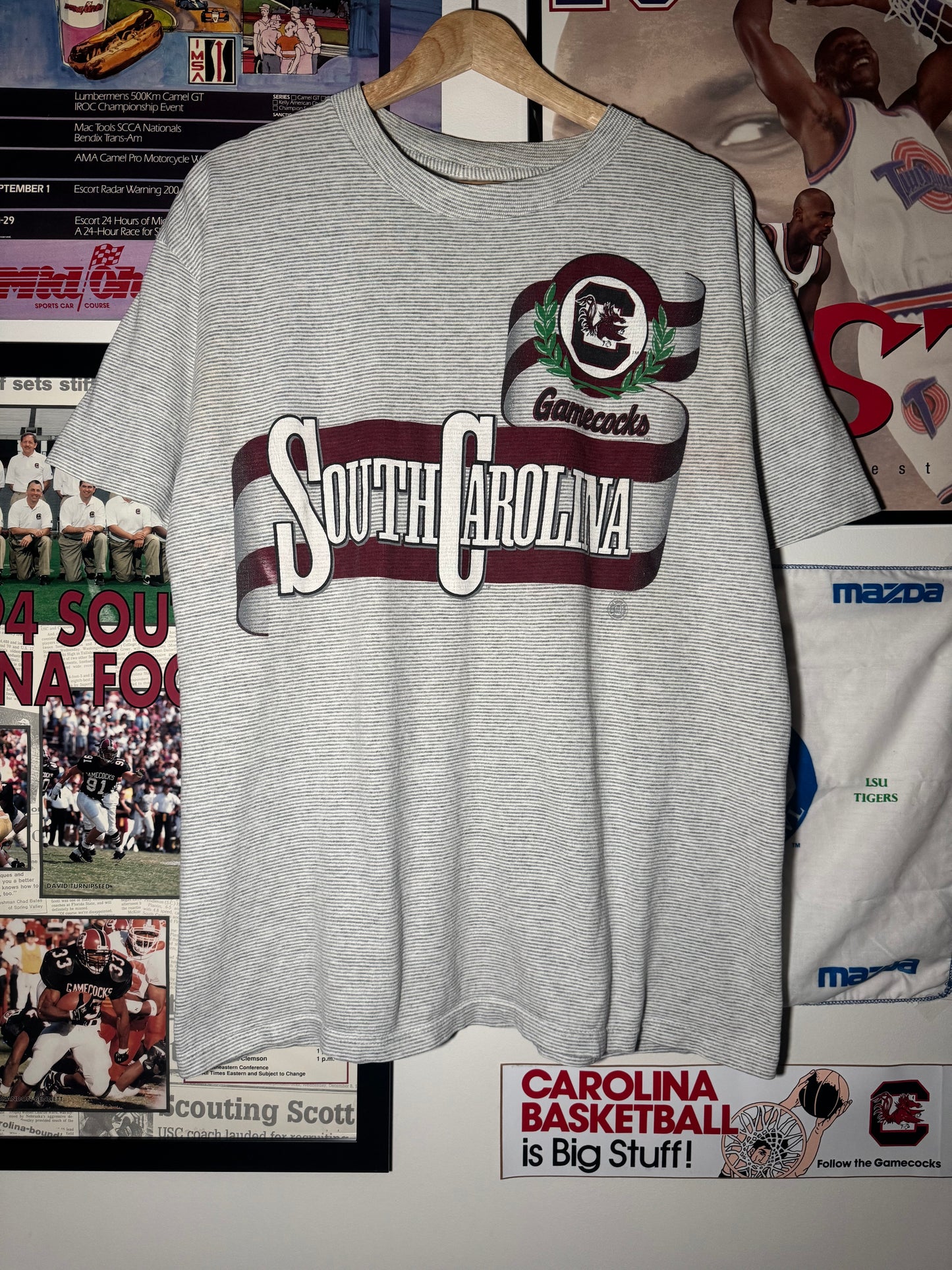 90s S.Carolina Striped Tee