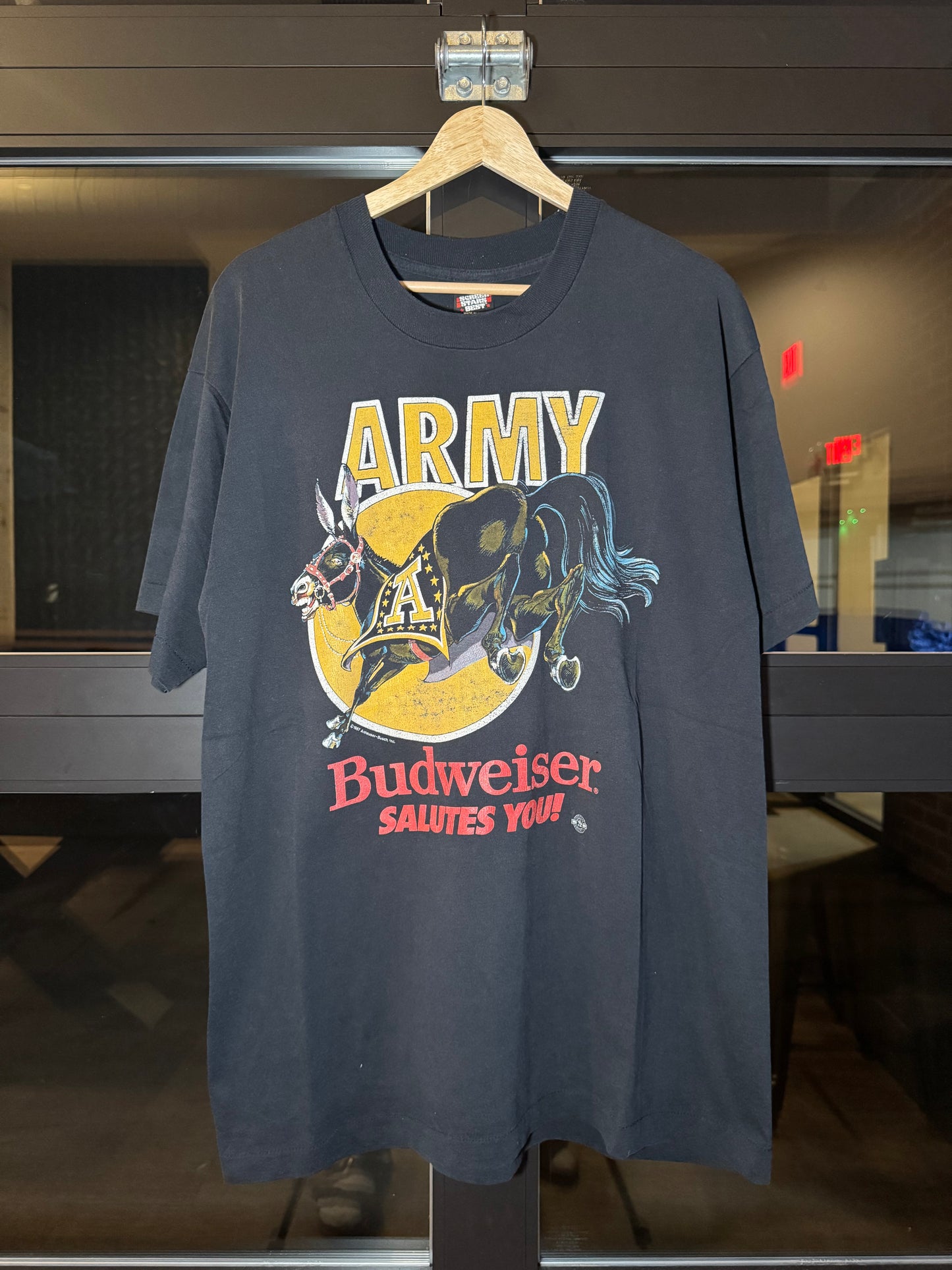90s Army Budweiser Salutes you Tee