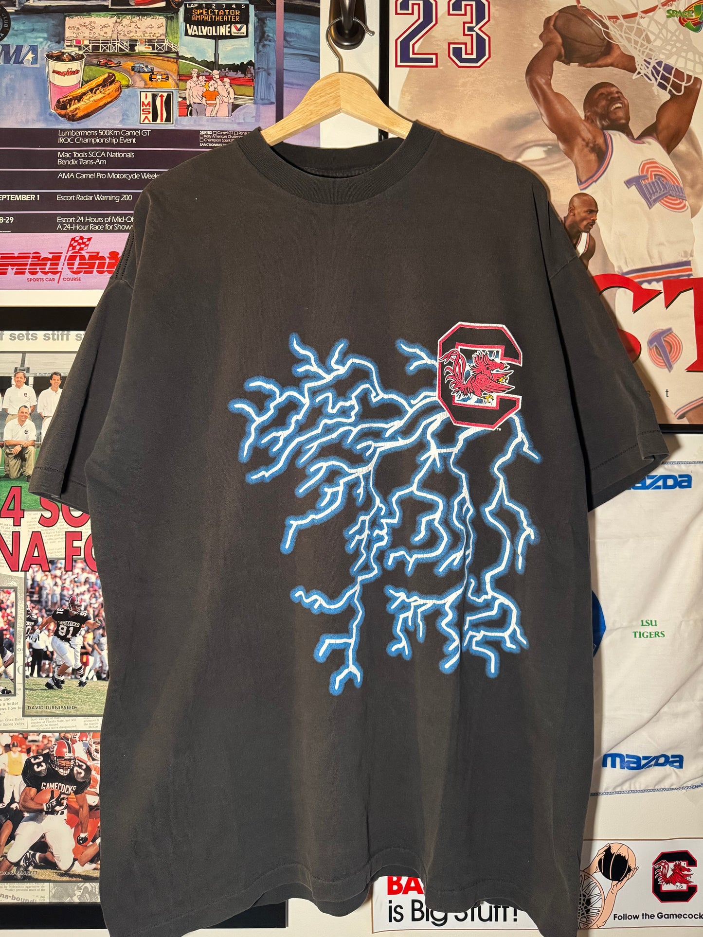 90s Gamecock Lightning Tee
