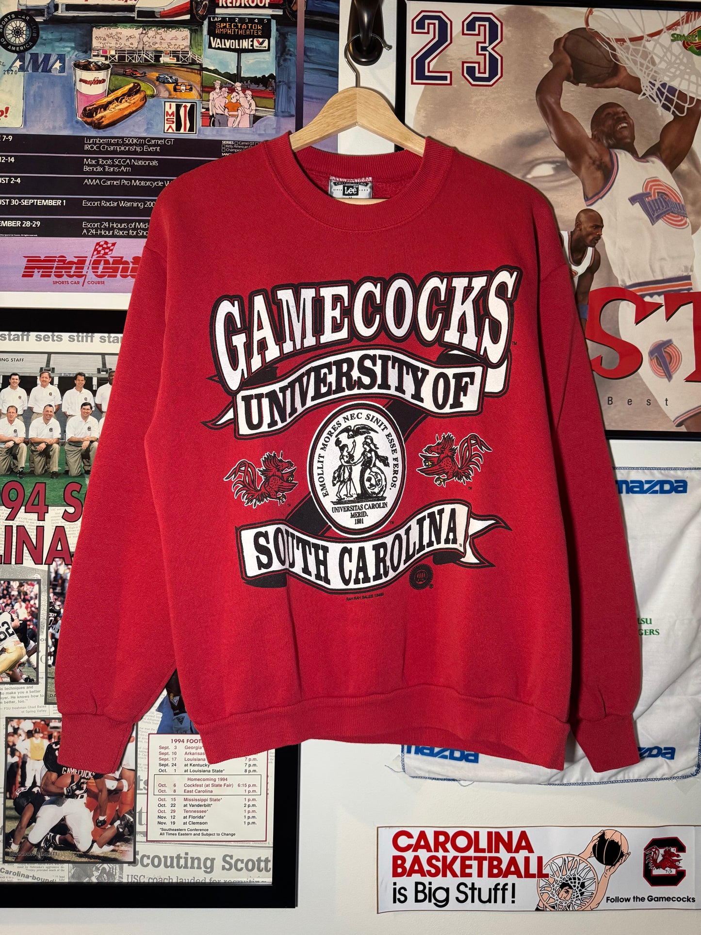 90s Gamecock Ribbon Crewneck