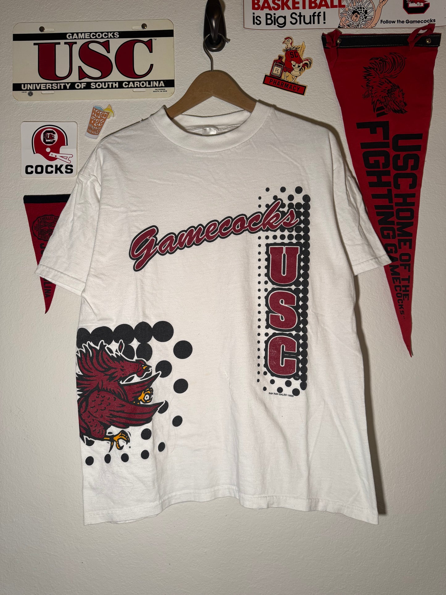 90s Gamecock Wrap Around Tee