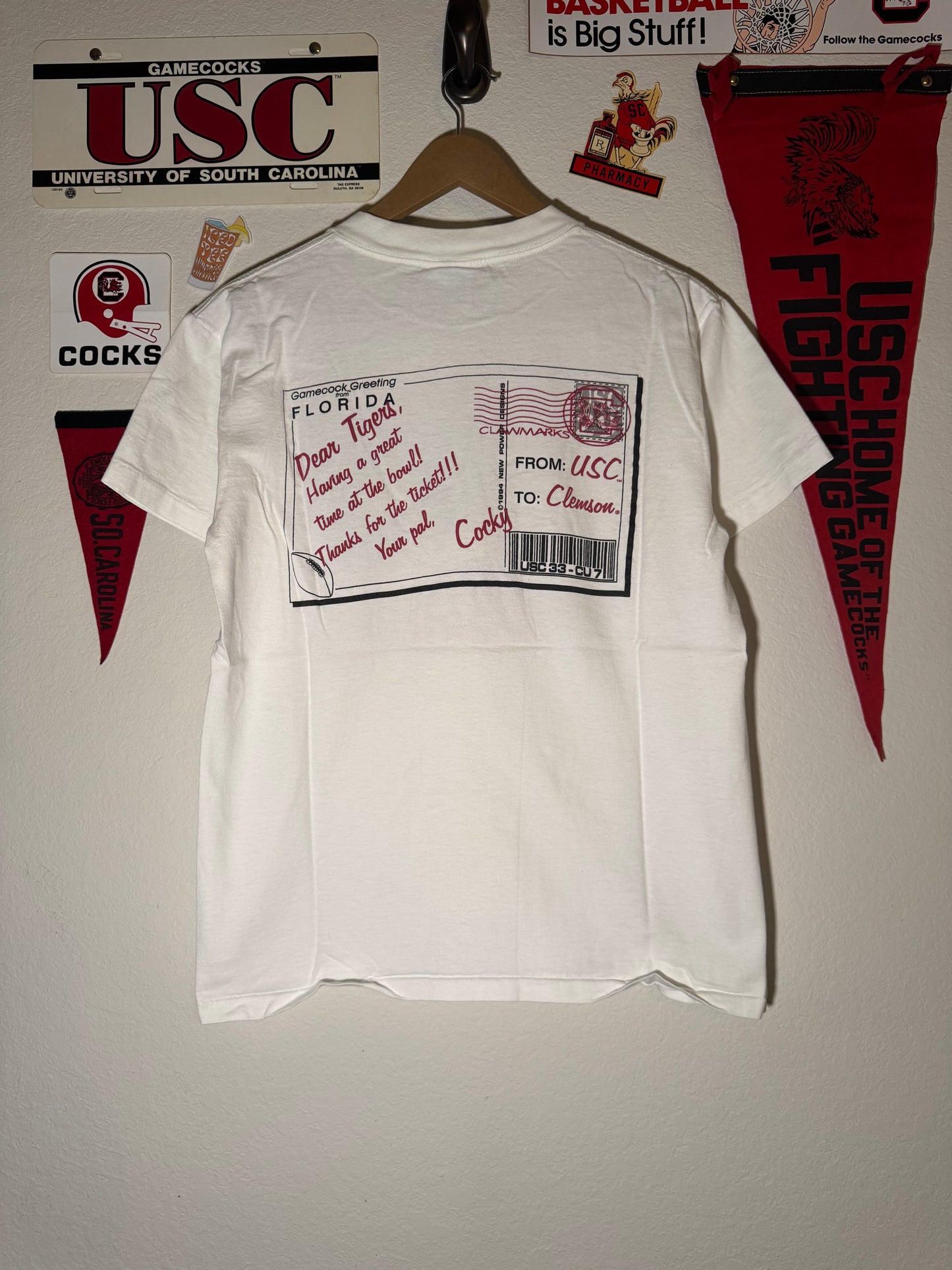 90s Gamecock Post Card Tee