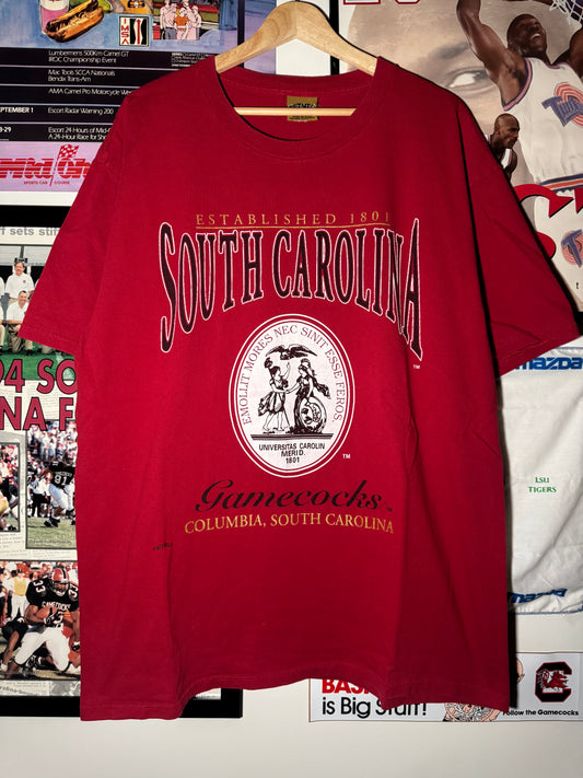 90s S.Carolina Crest Nutmeg Tee