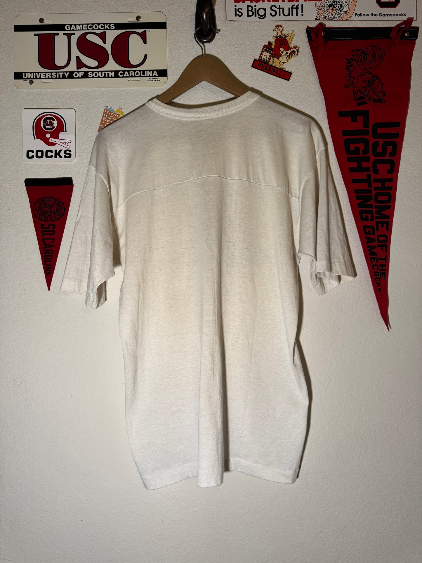 80s Gamecock V neck Tee