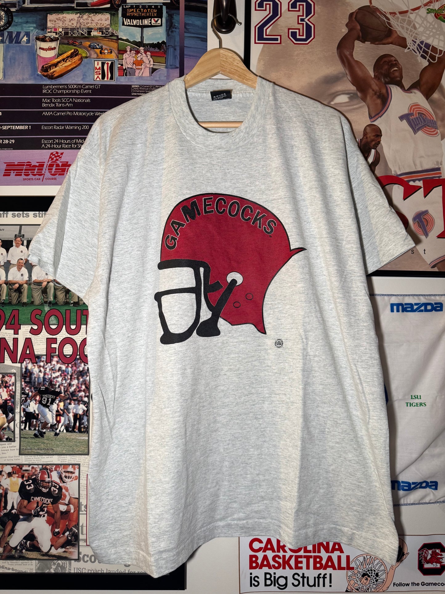 80s Gamecock Helmet Tee