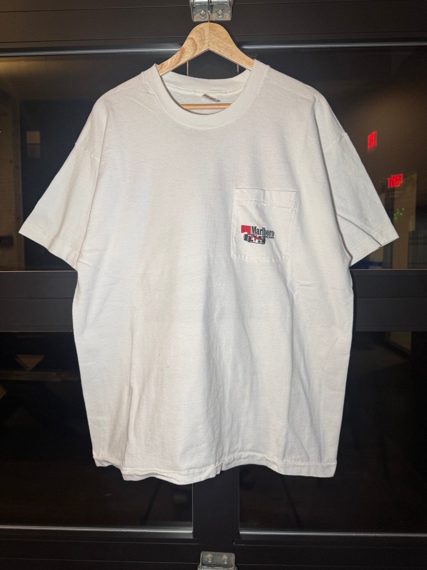90s Marlboro Indy Car Pocket Tee