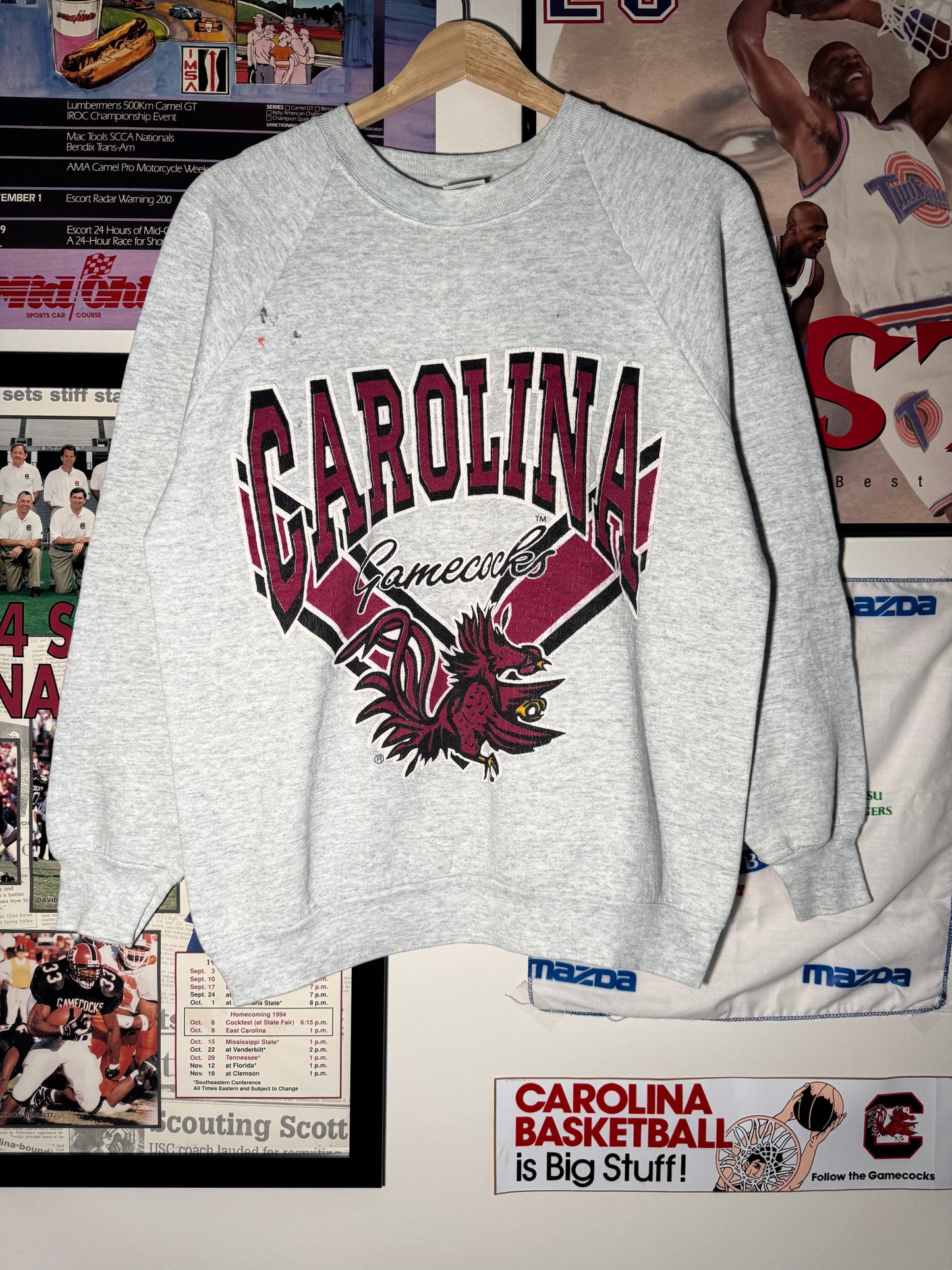 80s Carolina V Logo Crewneck