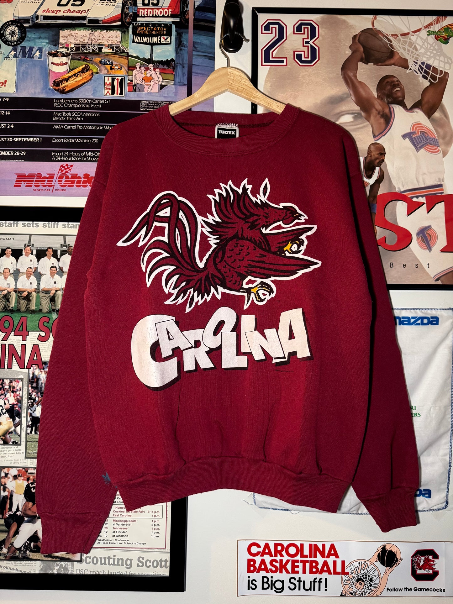 90s Carolina Crazy Logo Crewneck