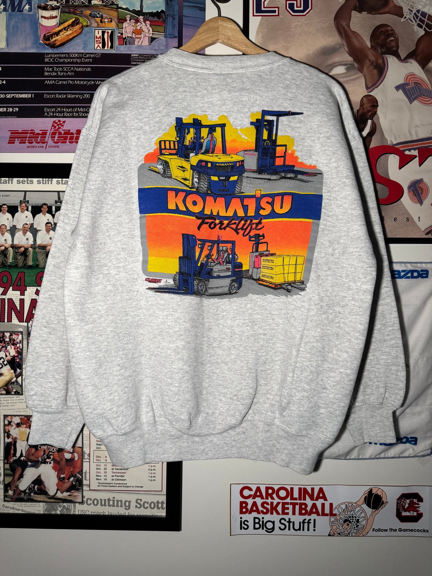 90s Komatsu Forklift Crewneck