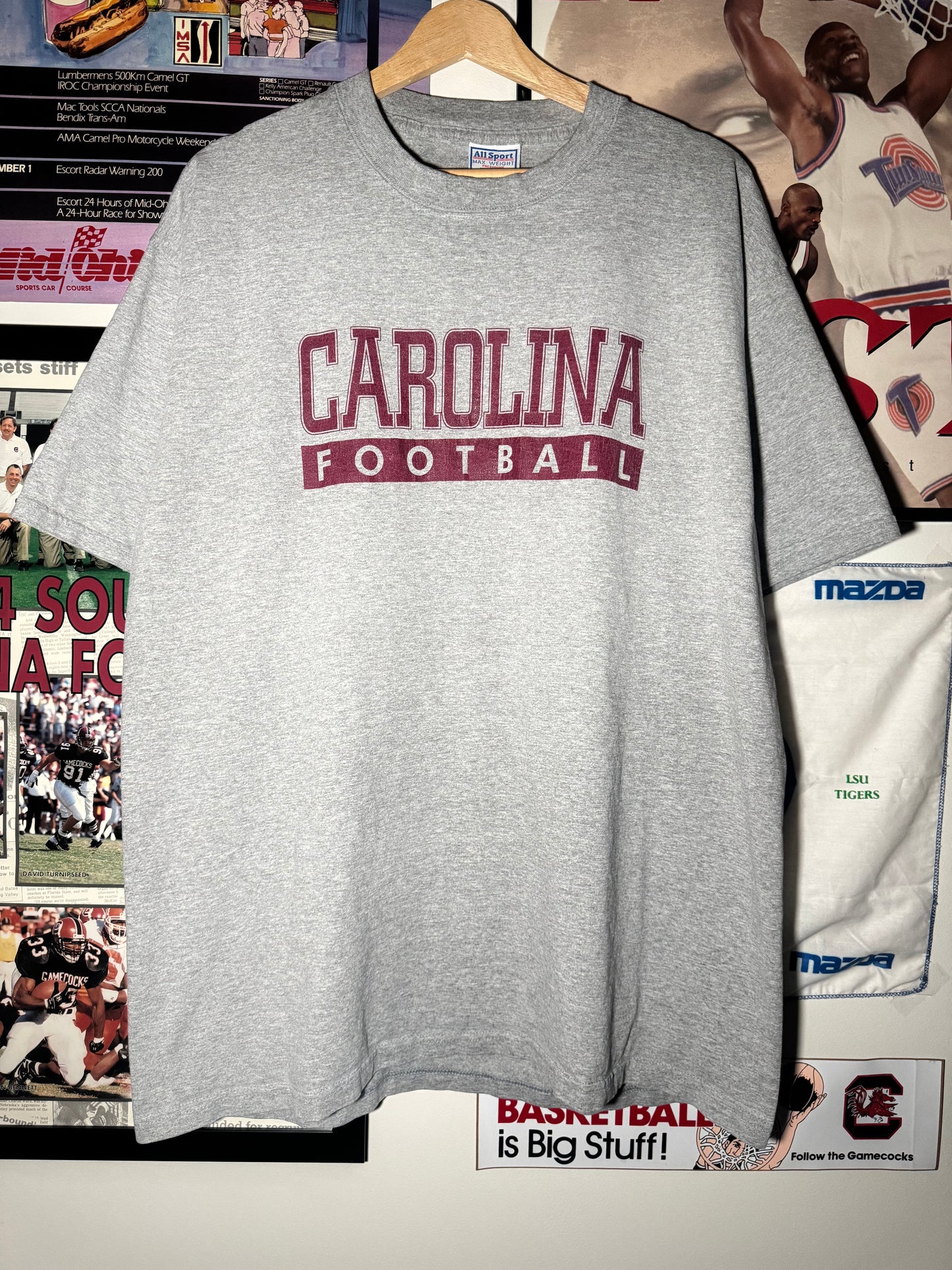 90s Carolina Football Basic Tee