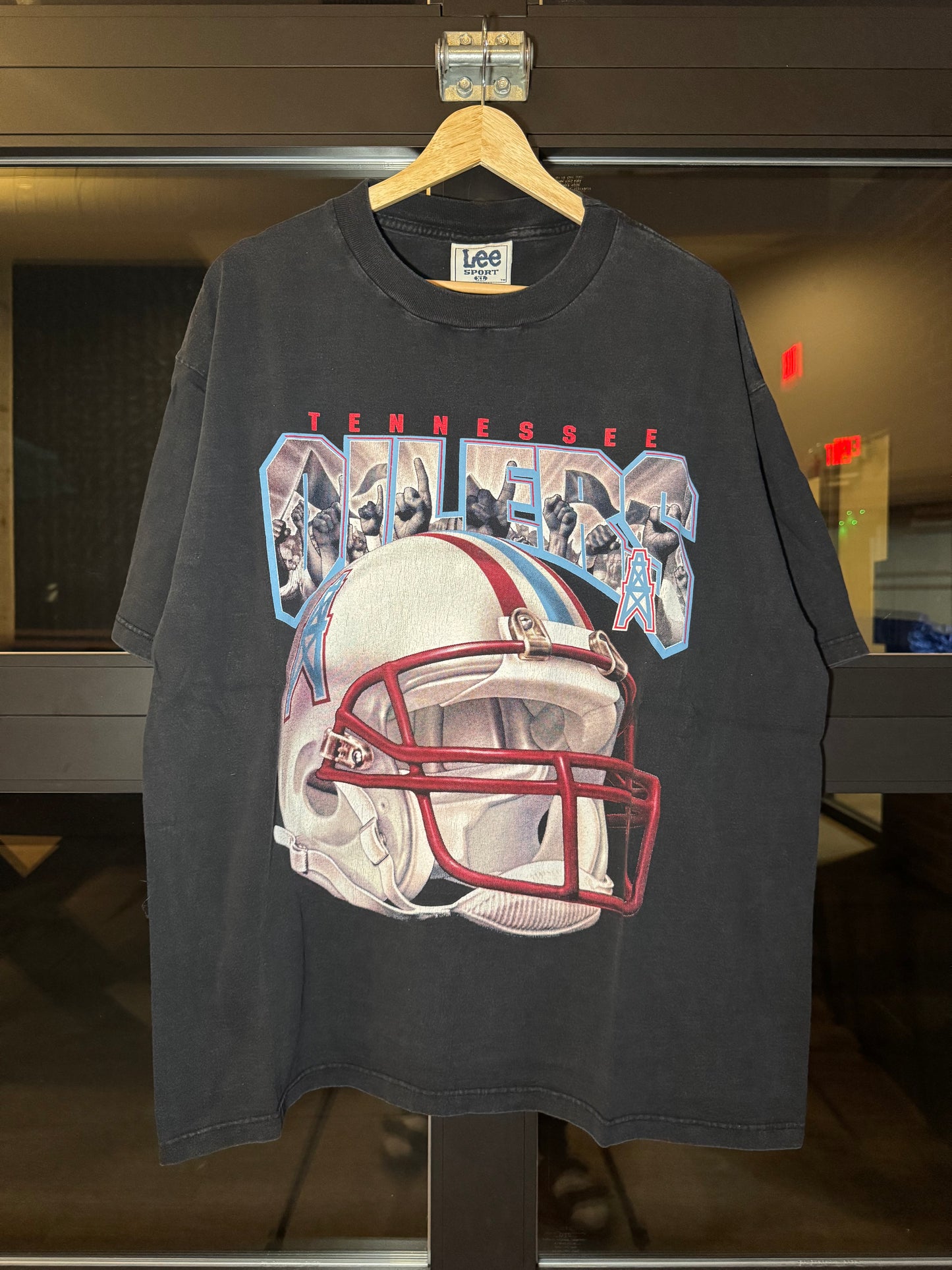 90s TN Oilers Helmet Tee