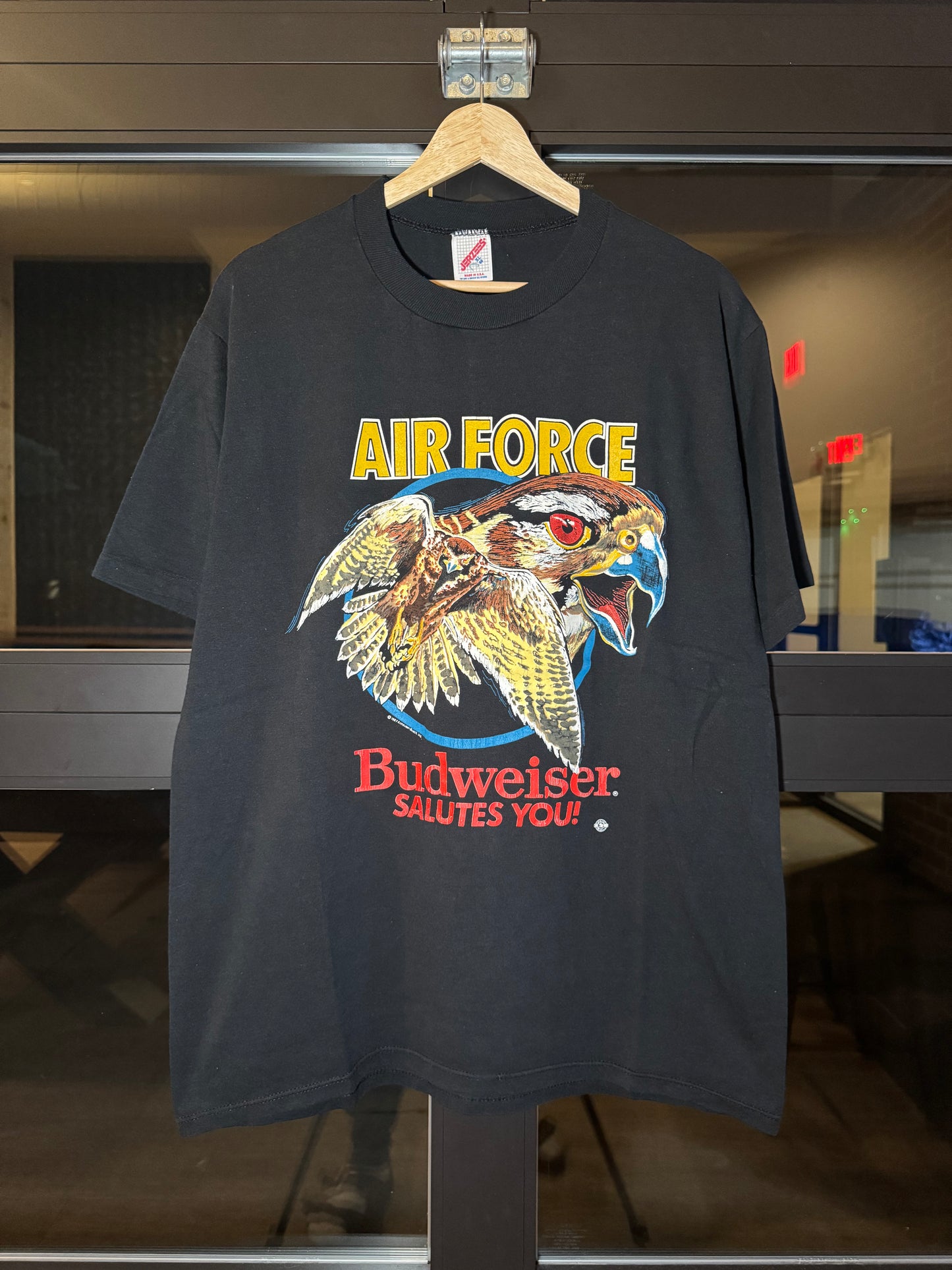 90s Air Force Budweiser Salutes You Tee