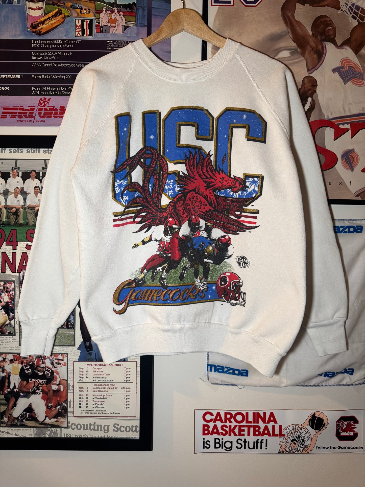 80s USC Gamecock Football Crewneck