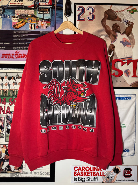 90s South Carolina Metal Block Crewneck