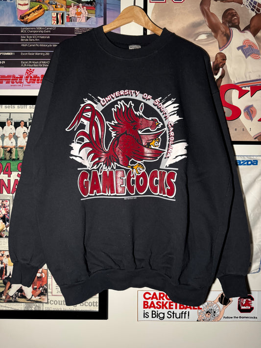 90s Gamecock Big Logo Crewneck