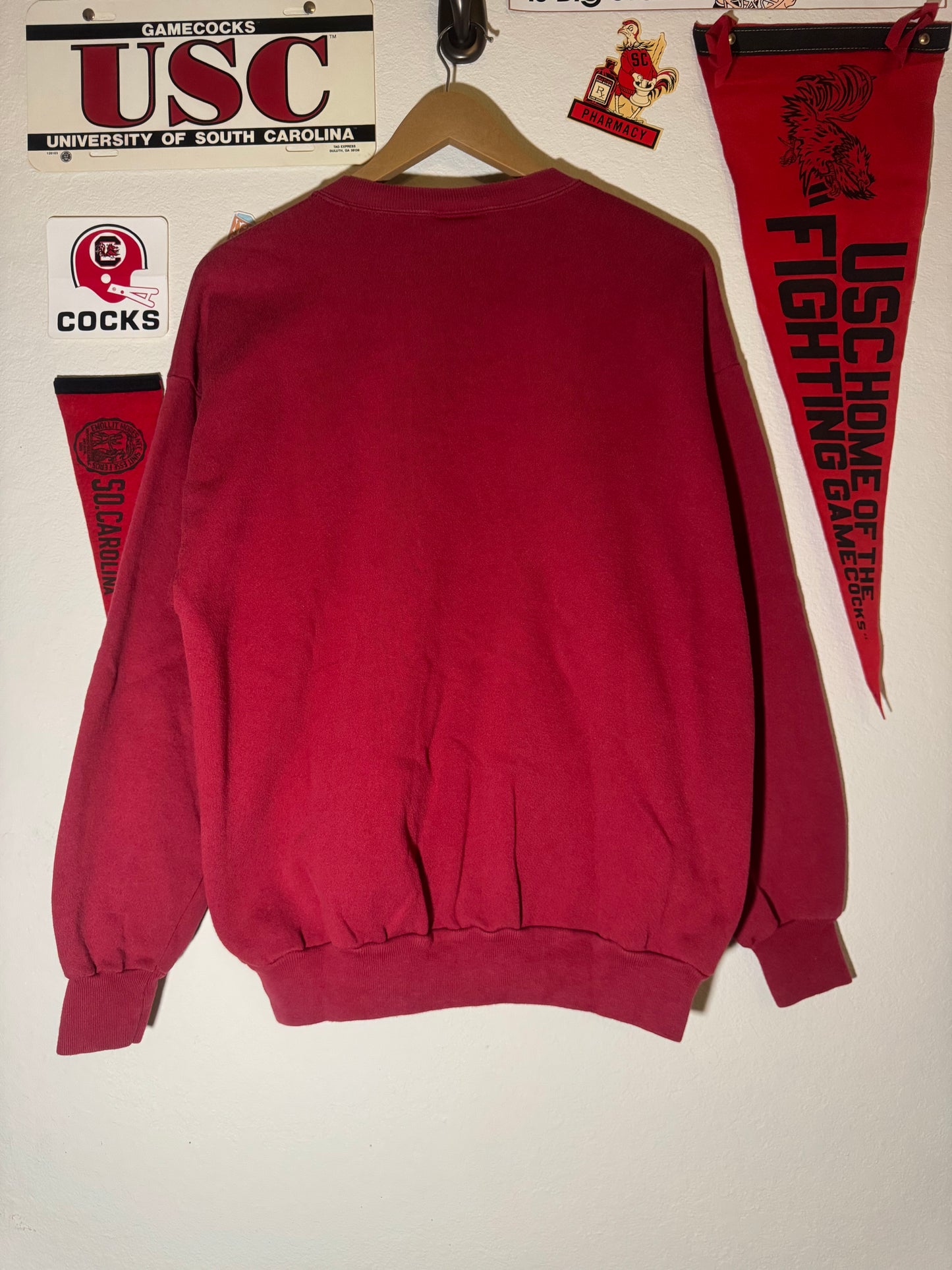 90s Carolina Gamecocks Multi Logo Crewneck