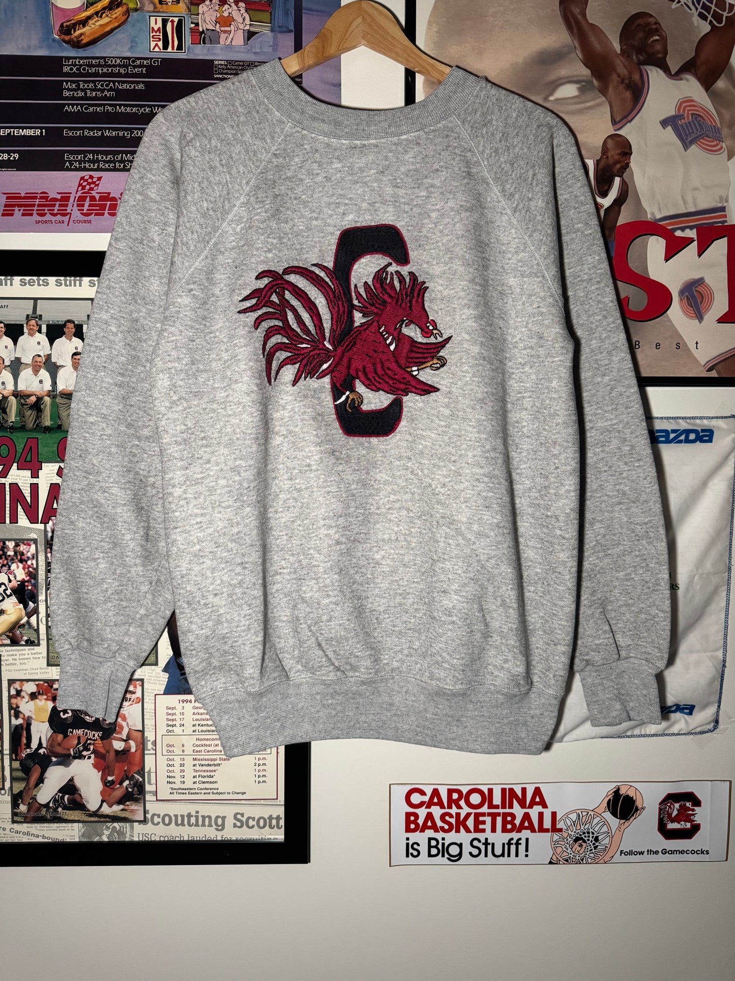 80s Gamecock Embroidered Crewneck