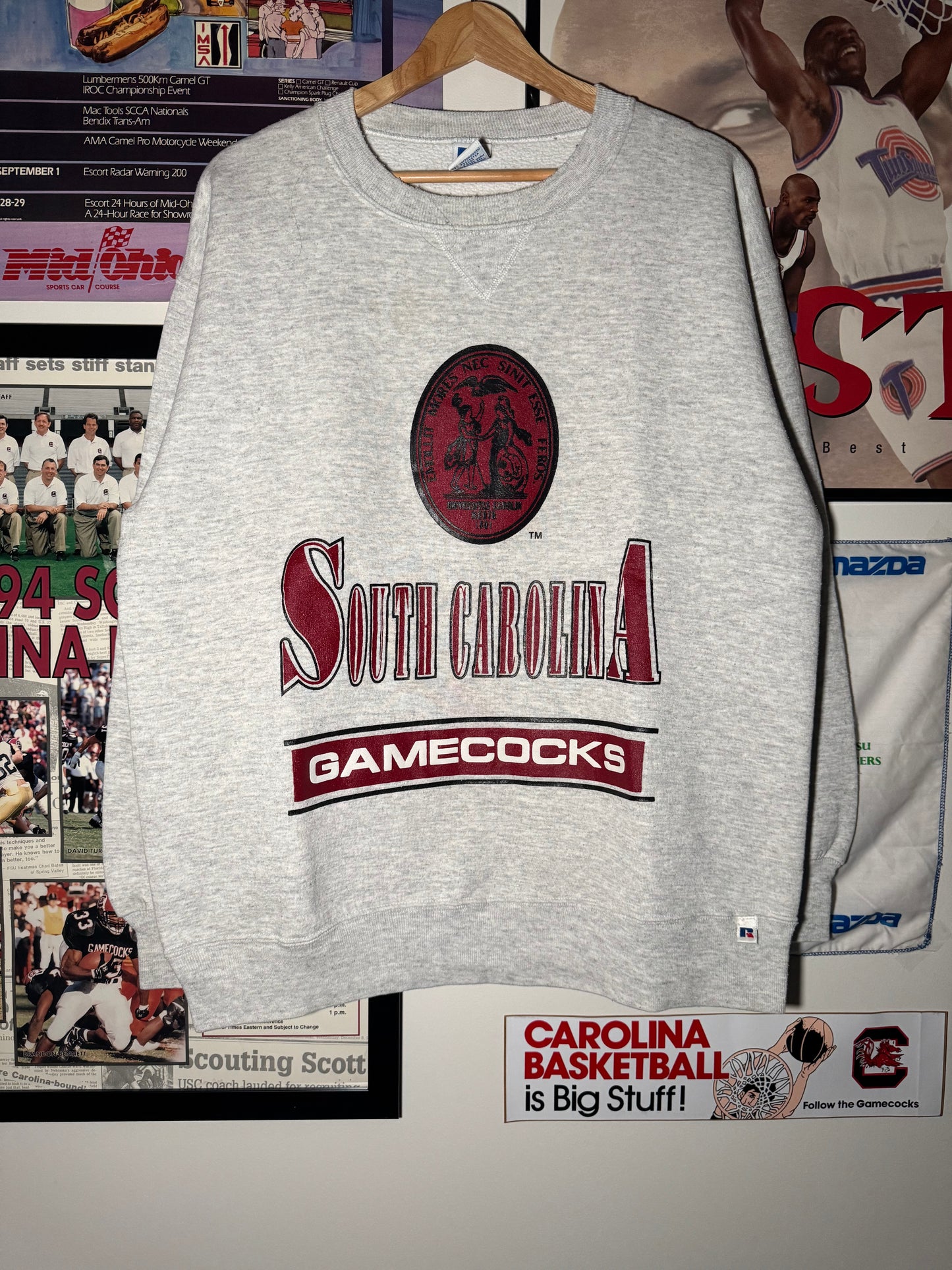90s S.Carolina Crest Bar Crewneck