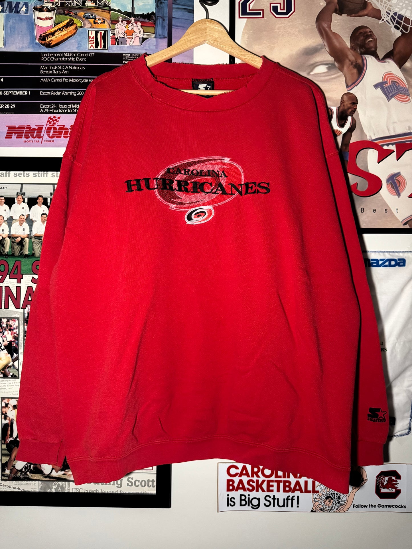 90s Carolina Hurricanes Starter Crewneck