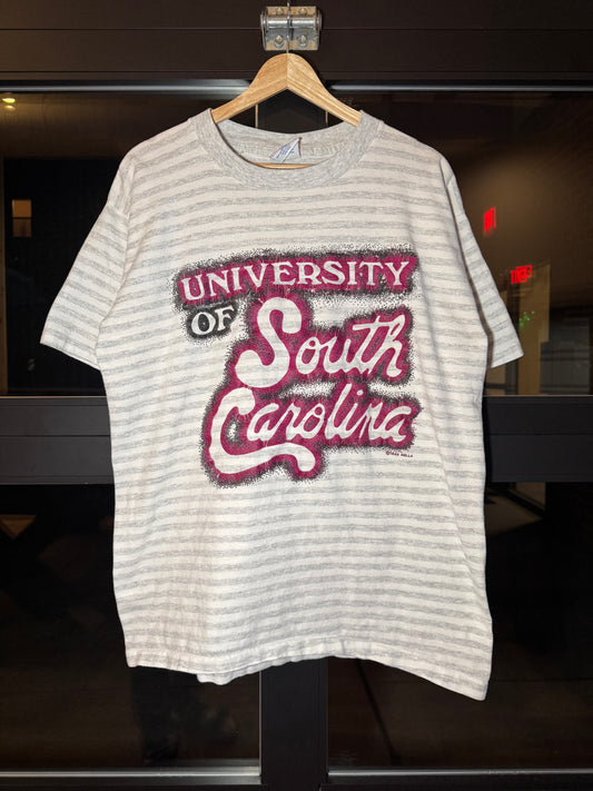 90s Striped UofSC Tee
