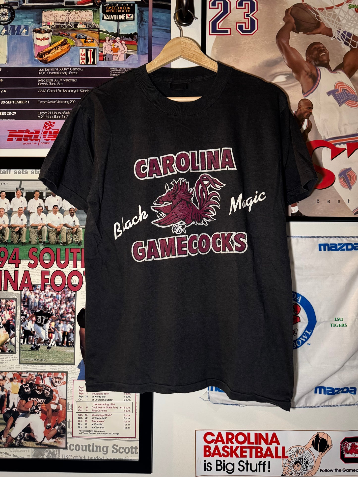80s Gamecock Black Magic Tee