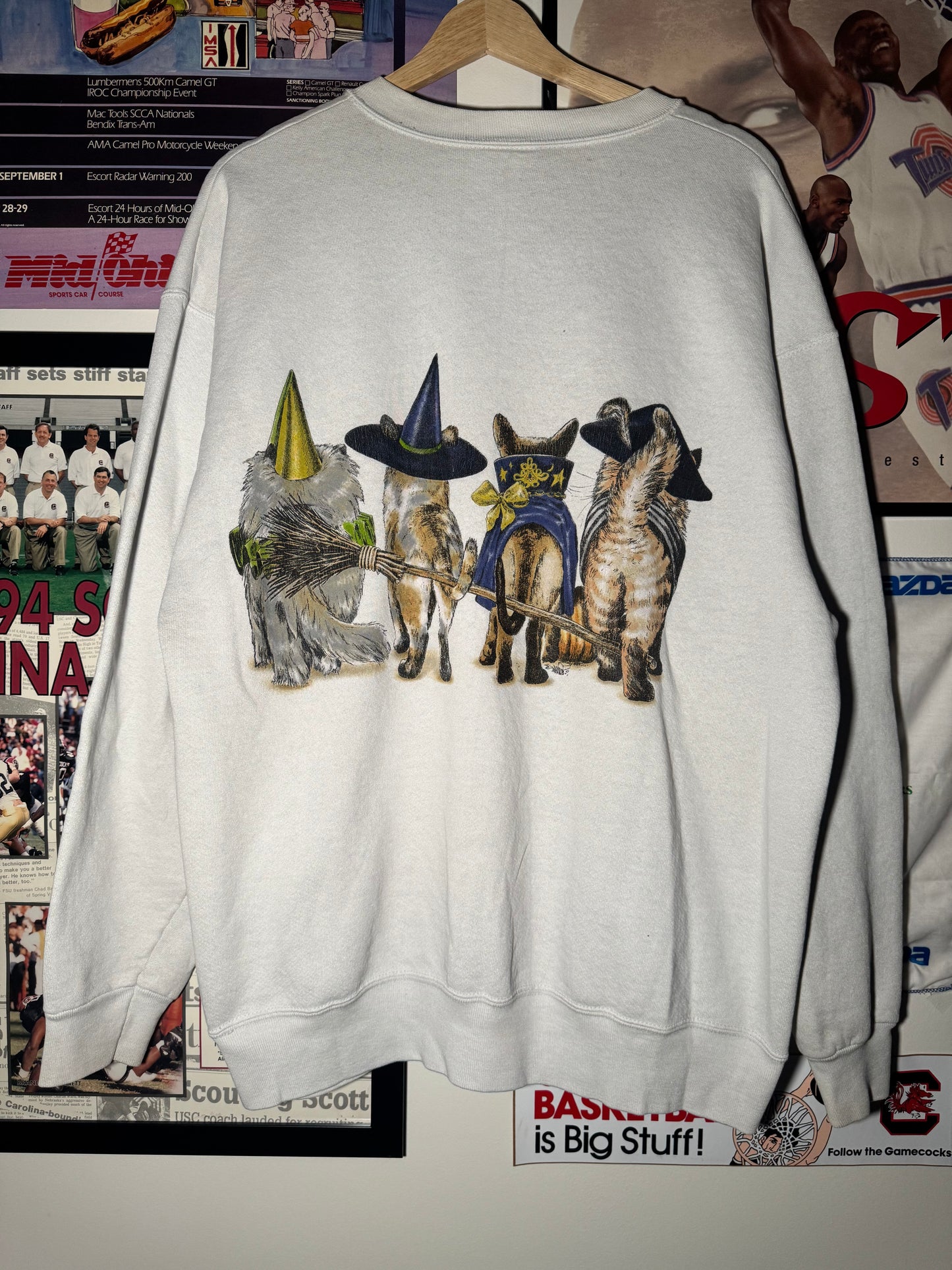 90s Halloween Cat Crewneck