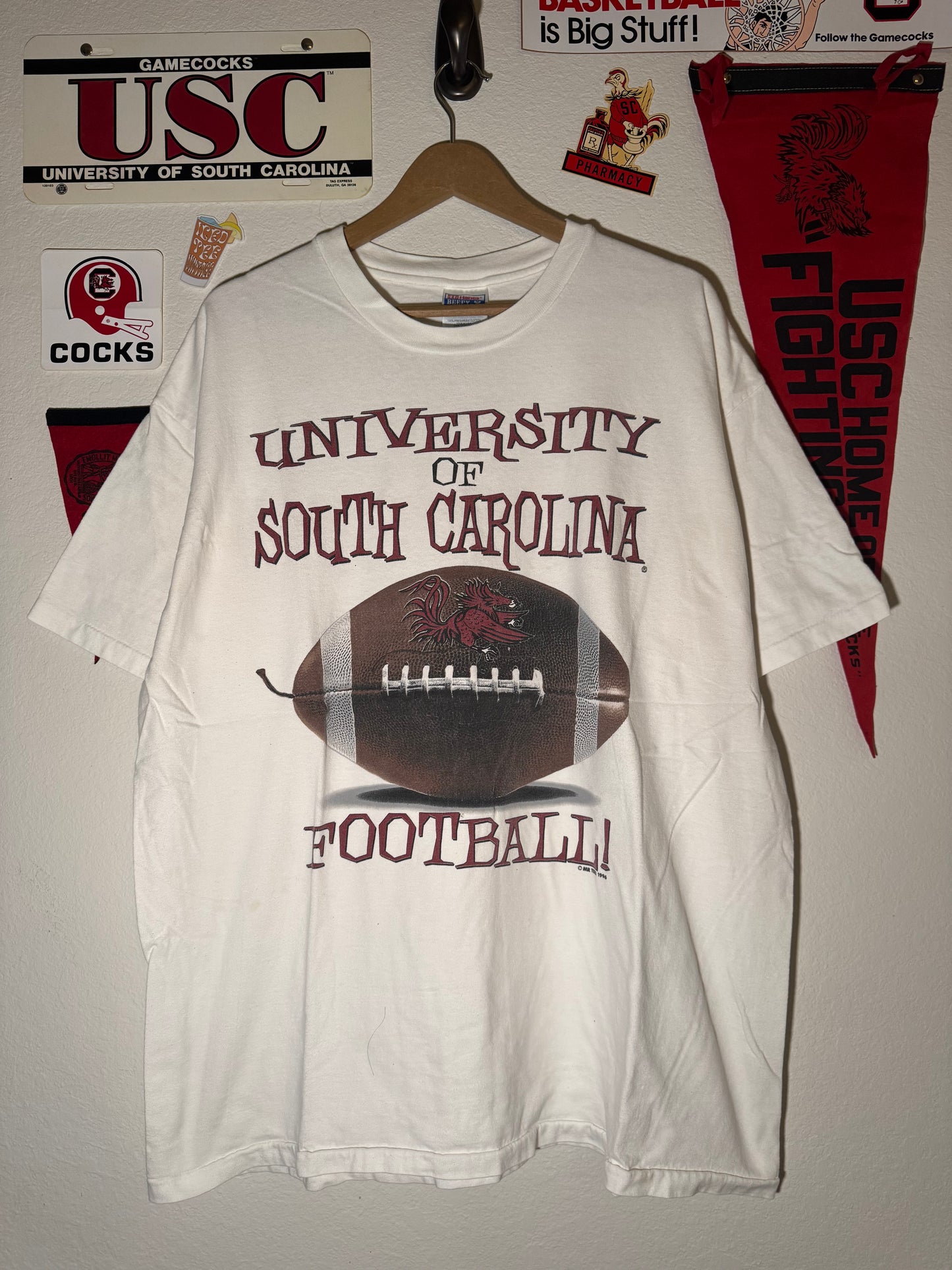 90s Gamecock Football Apple Tee