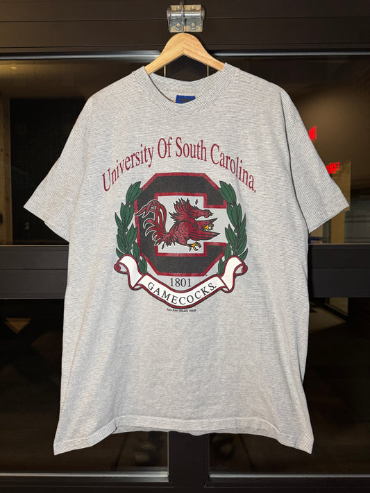 90s Striped Gamecocks Tee