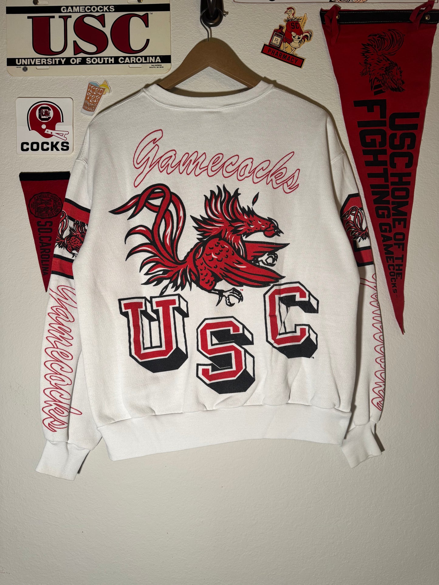 80s Gamecock AOP Crewneck