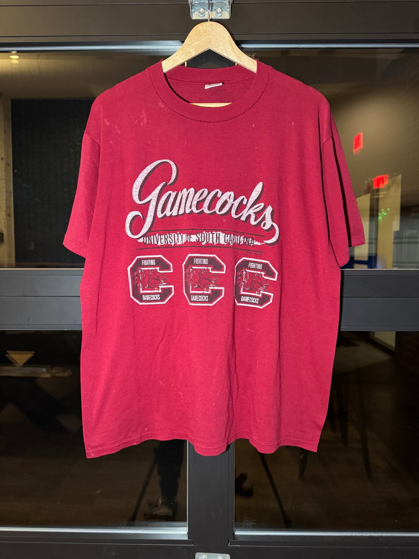 80s Gamecocks Triple Tee