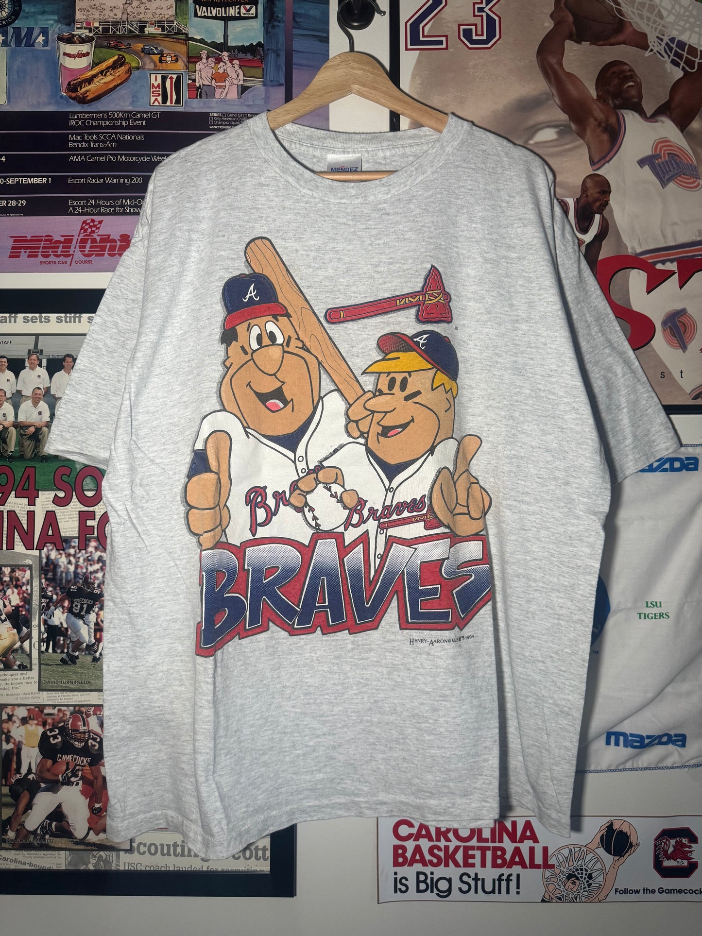 90s Braves Flinstones Tee