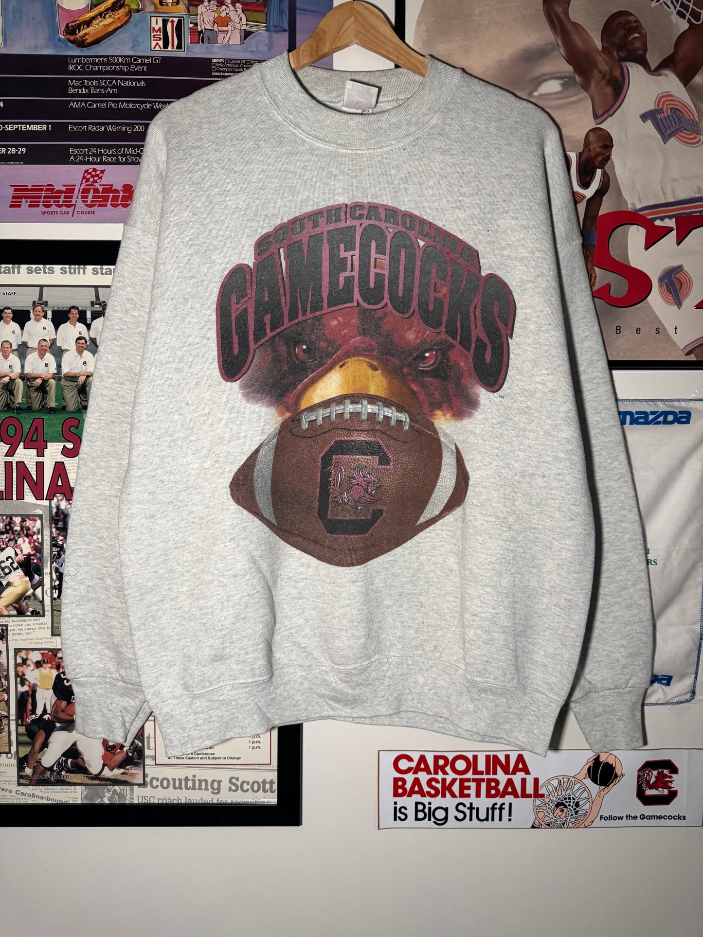 90s Gamecock Face Your Fears Crewneck