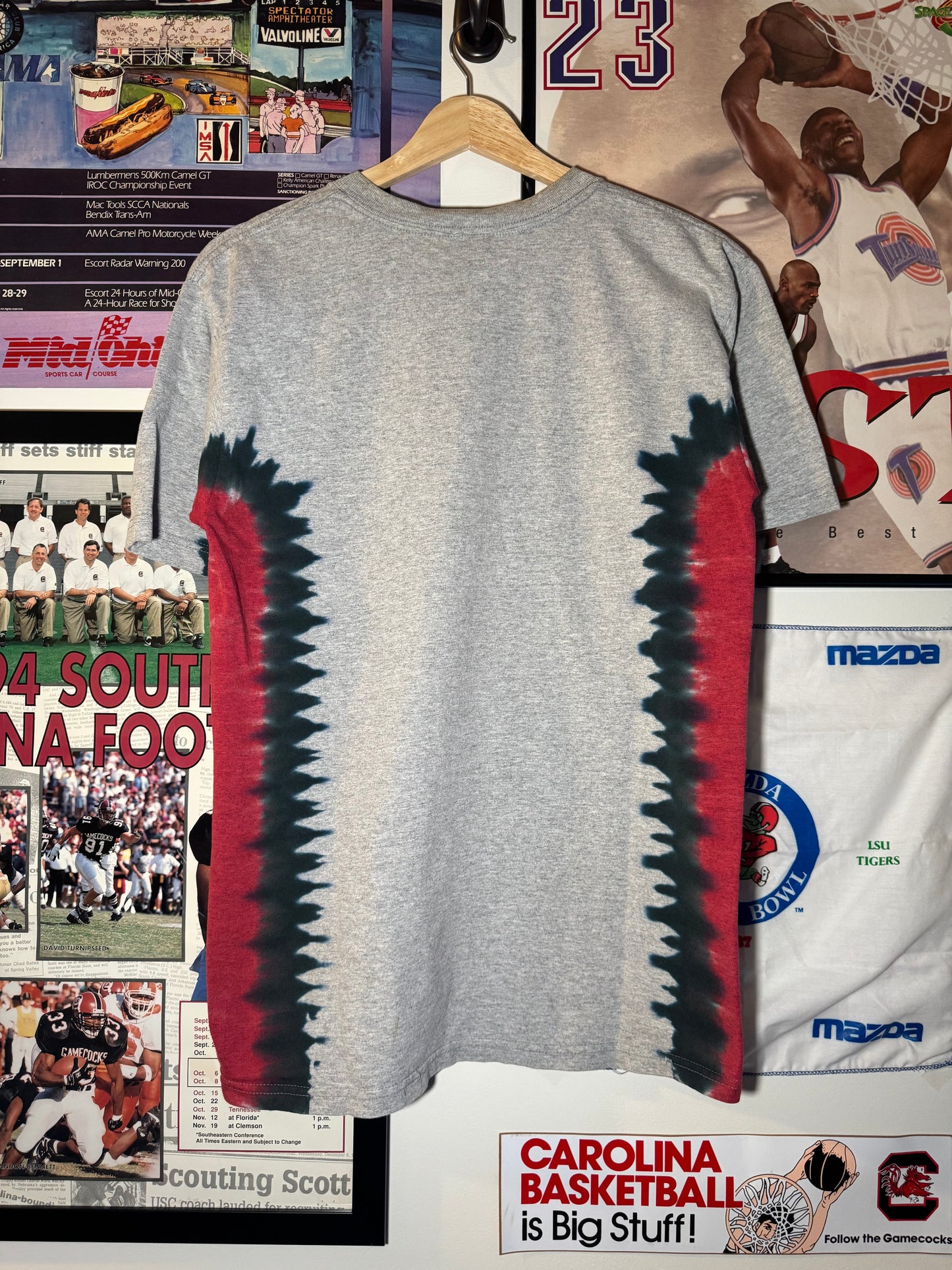 Y2K USC Helmet Liquid Blue Tee