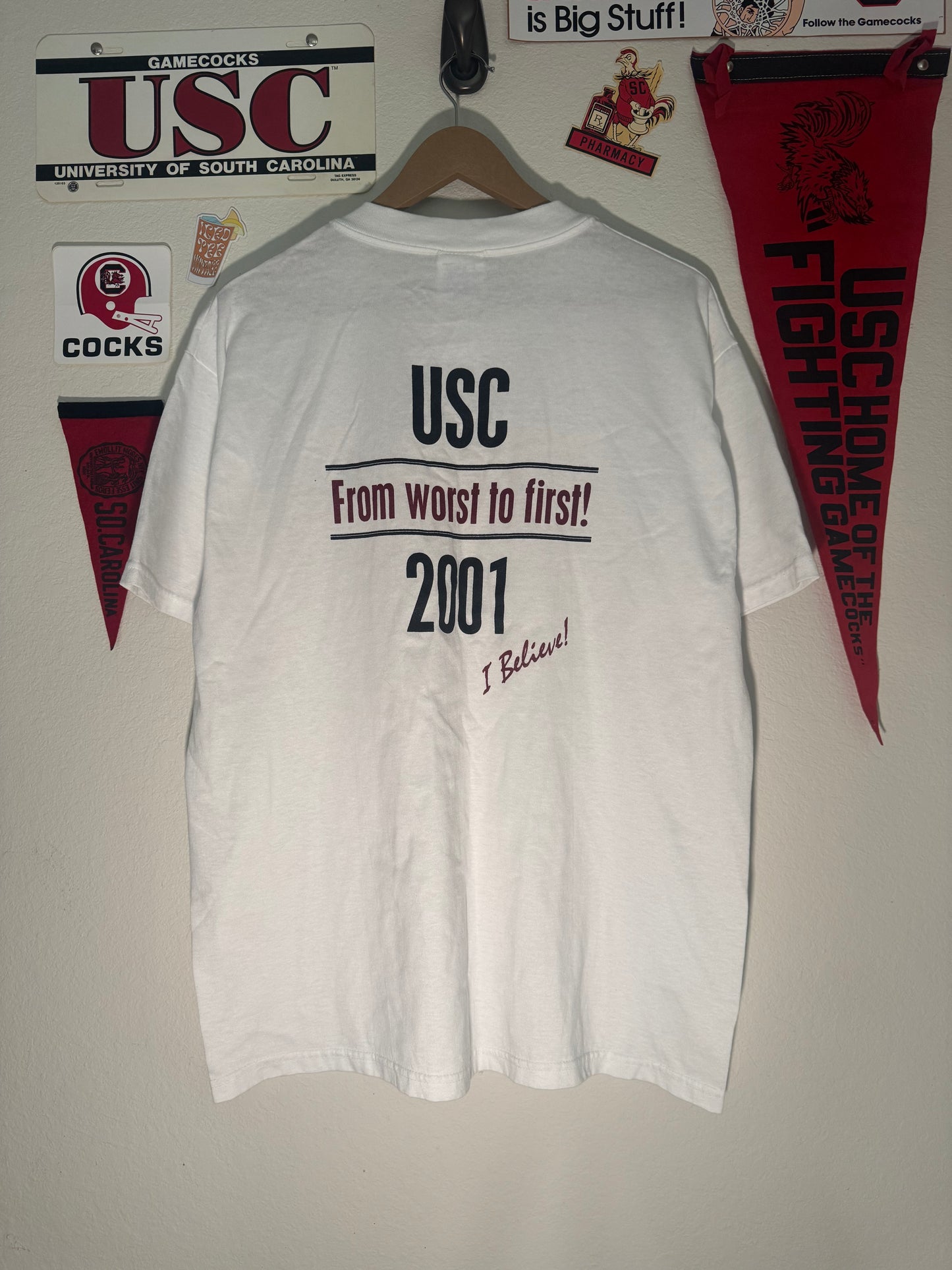 ‘01 USC Gamecock Tee